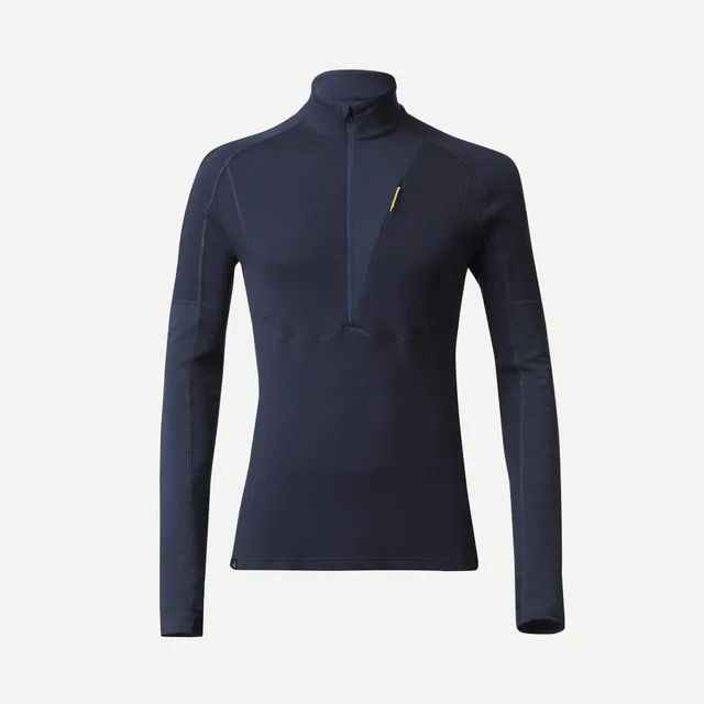 forclaz-mt900-merino-langarmshirt-asphalt-blue-geruch image 1