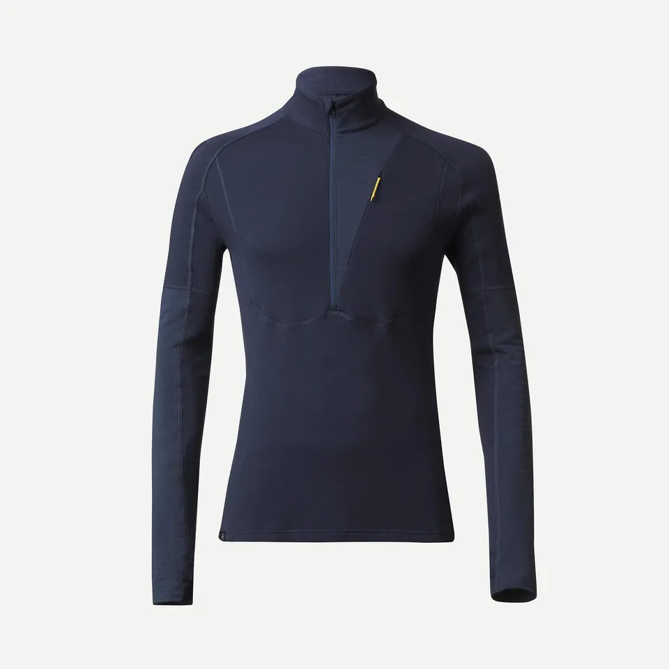 forclaz-mt900-merino-langarmshirt-asphalt-blue-geruch image 1