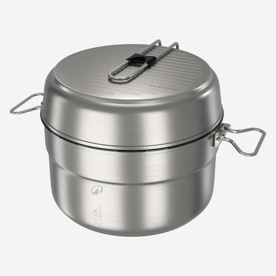quechua-500-camping-kochset-edelstahl-25-teilig-4-personen image 3