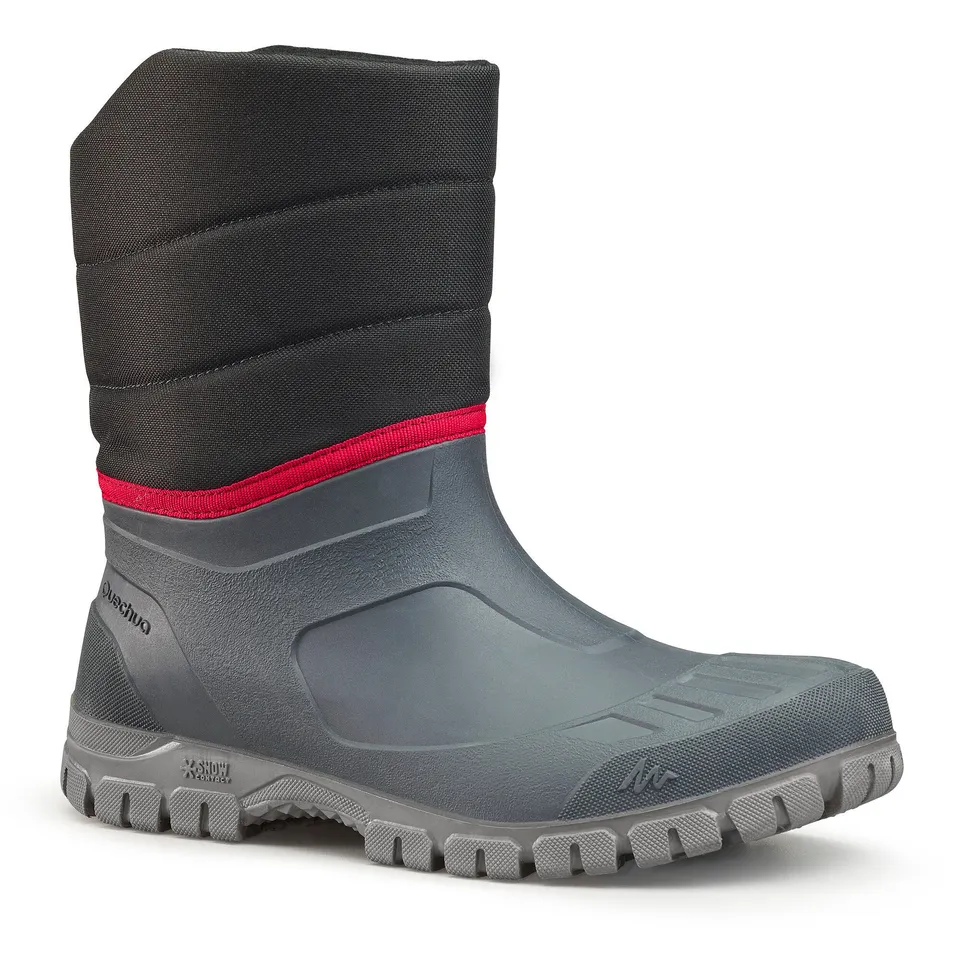 btwin-sh100-winterstiefel-herren-wasserdicht-carbon-gray image 1