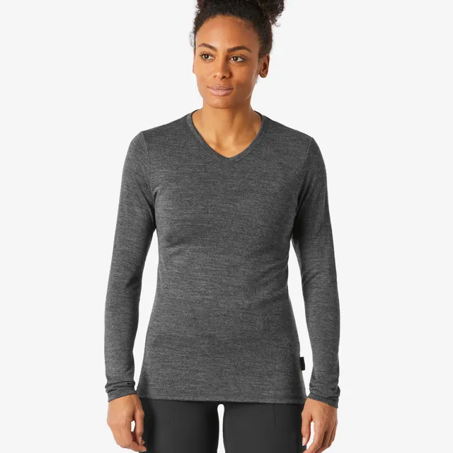 simond-travel-100-langarmshirt-damen-merinowolle-schwarz image 1