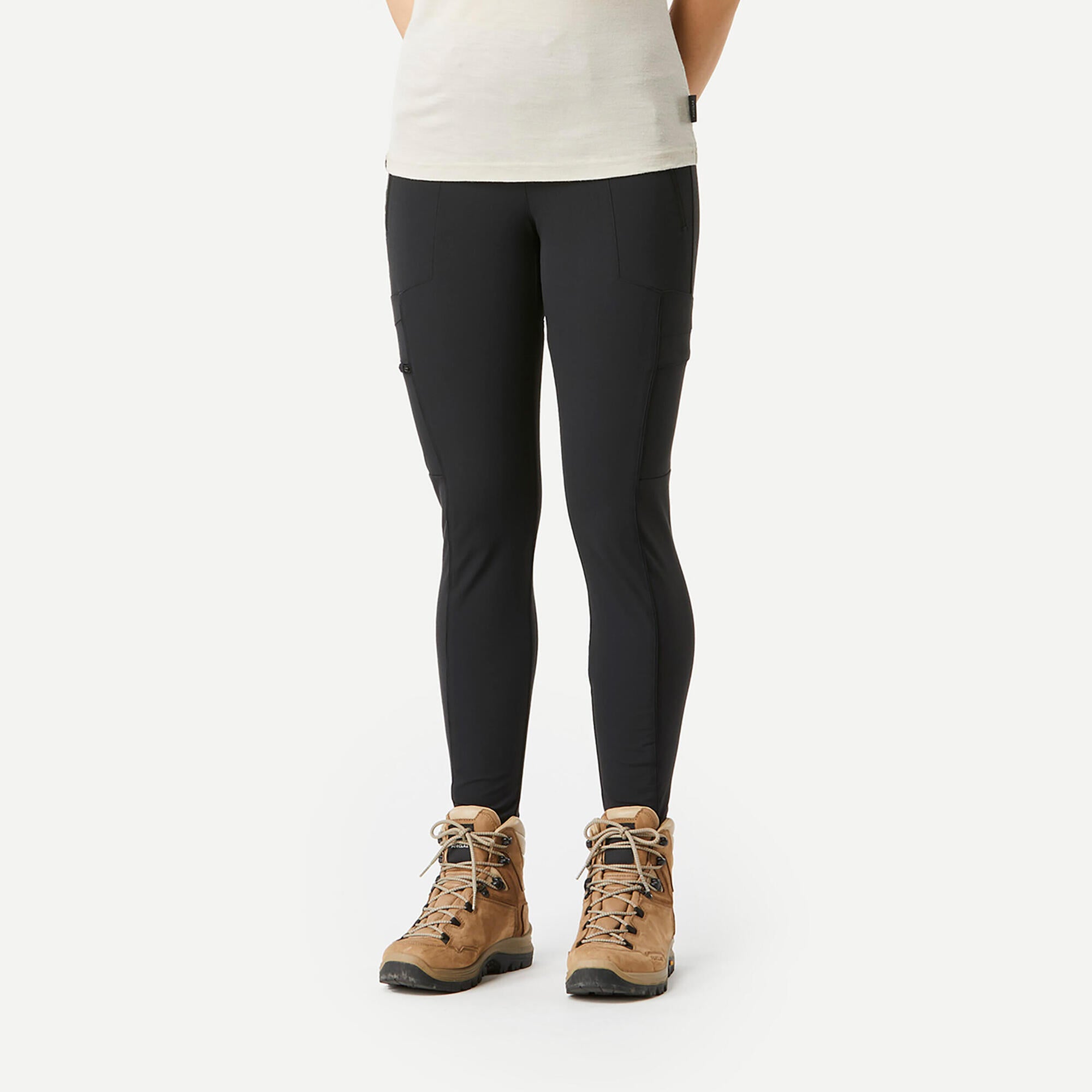 simond-travel-500-leggings-damen-schwarz-mit-rei-verschlusstaschen image 2