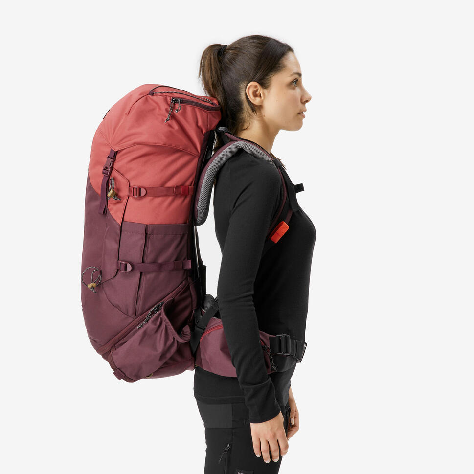 simond-mt100-easyfit-trekkingrucksack-50l-damen-bordeaux image 2