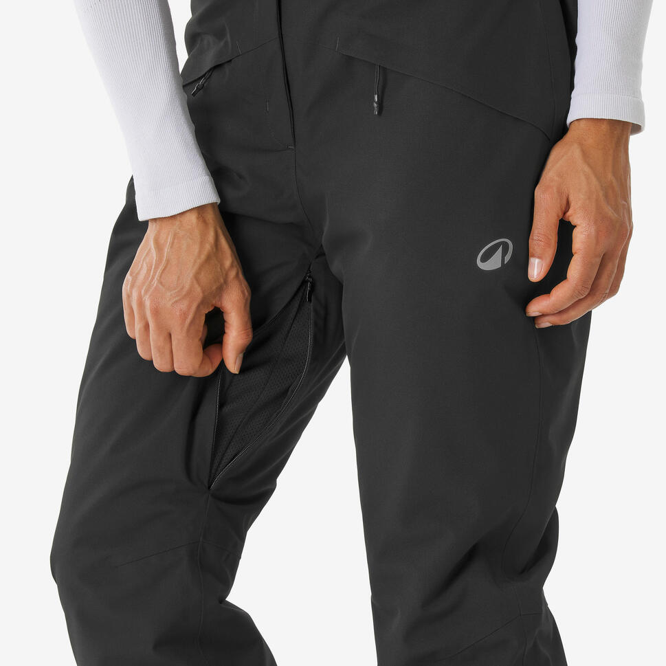 wedze-500-skihose-damen-isoliert-abfahrtsski-regular-schwarz image 5