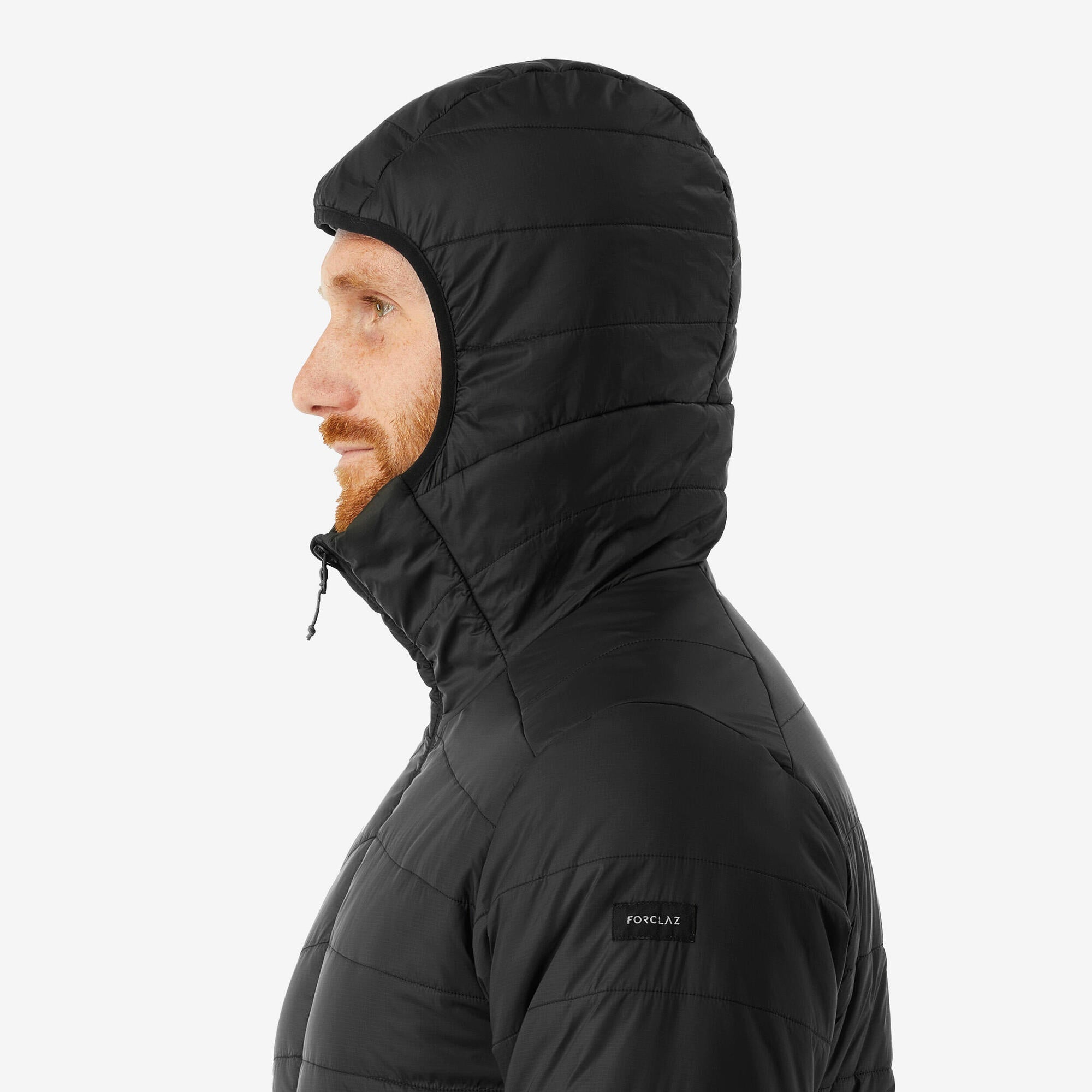 forclaz-mt100-herren-steppjacke-schwarz-mit-kapuze image 3