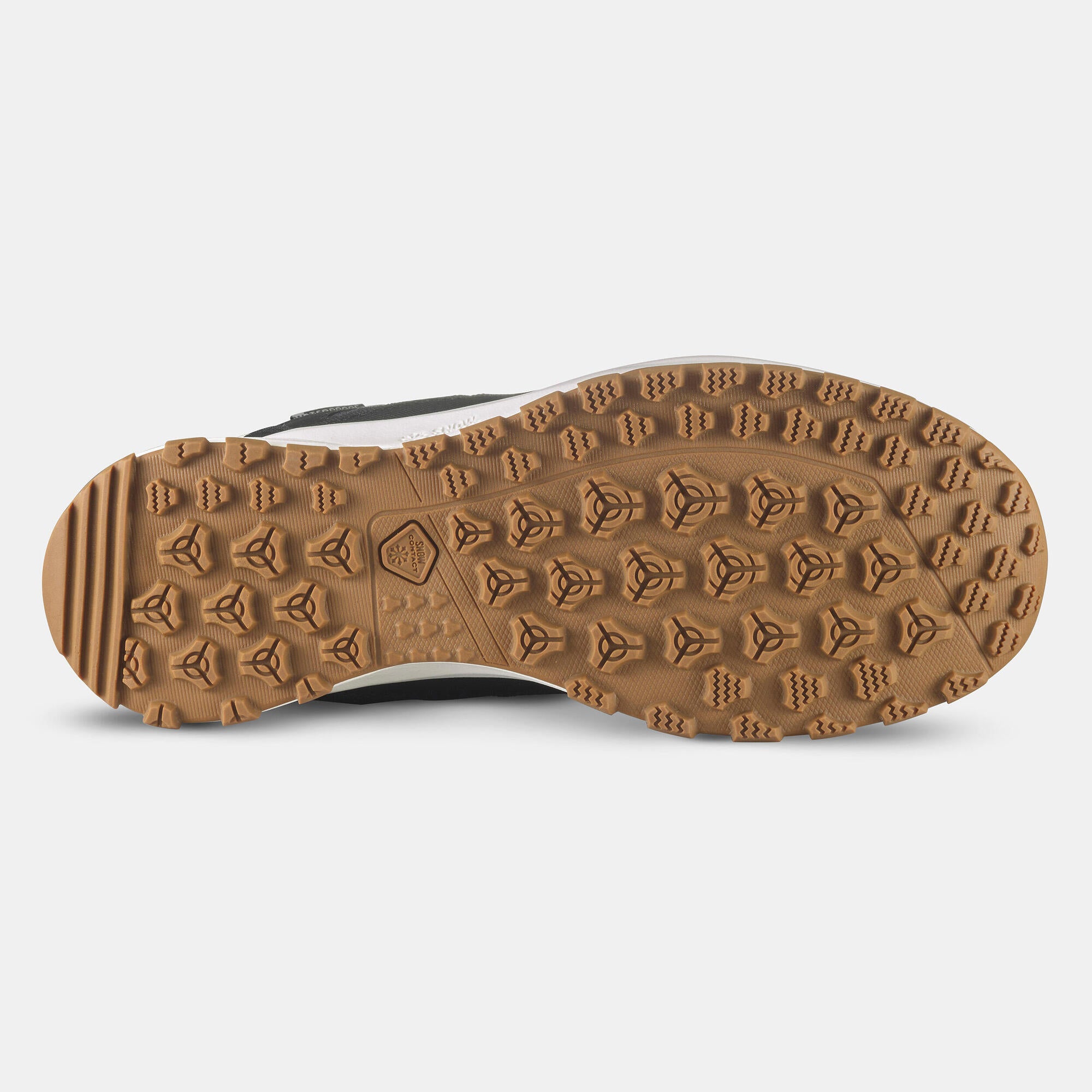 quechua-sh500-mid-wanderschuhe-damen-schwarz-wasserdicht image 2