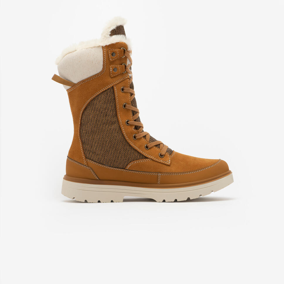 quechua-nh900-winterstiefel-damen-leder-wasserdicht image 5