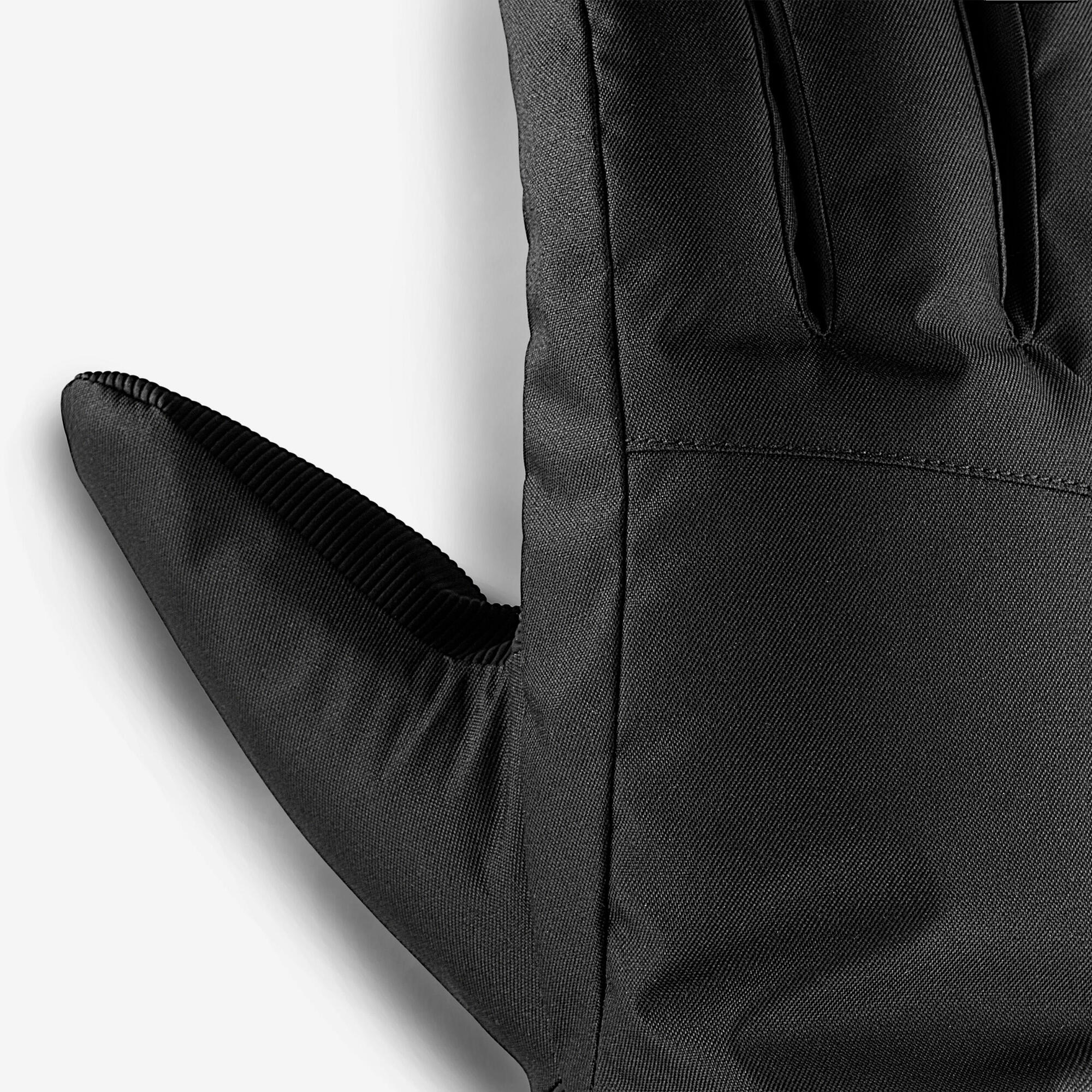 wedze-100-skihandschuhe-erwachsene-schwarz-wasserdicht image 5