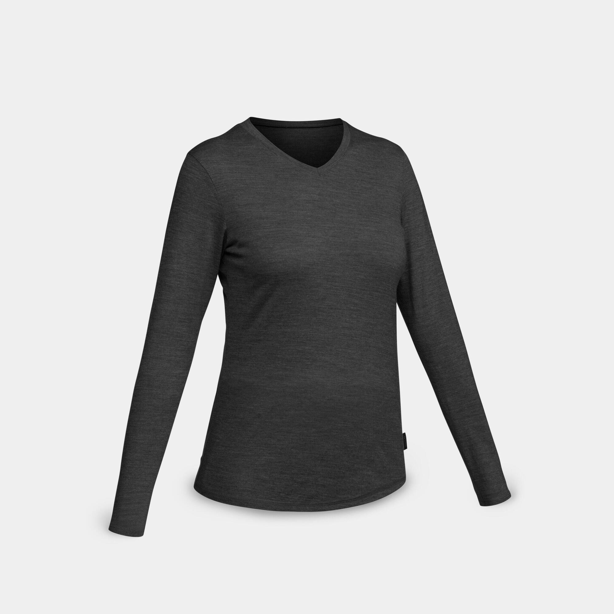 simond-travel-100-langarmshirt-damen-merinowolle-schwarz image 6