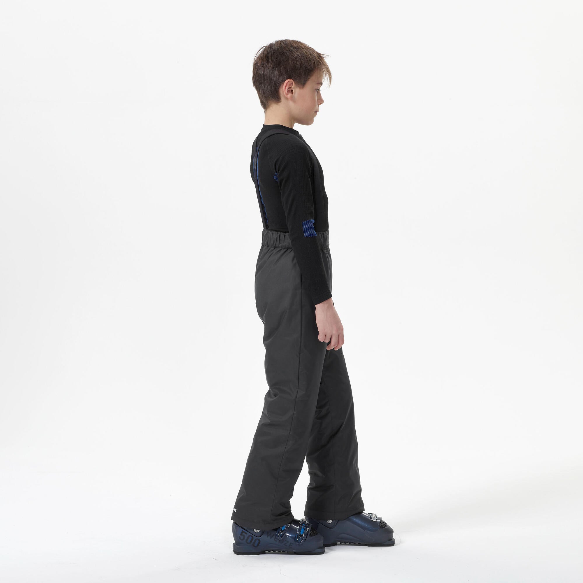 wedze-100-skihose-kinder-carbon-grau-warm-wasserdicht image 2