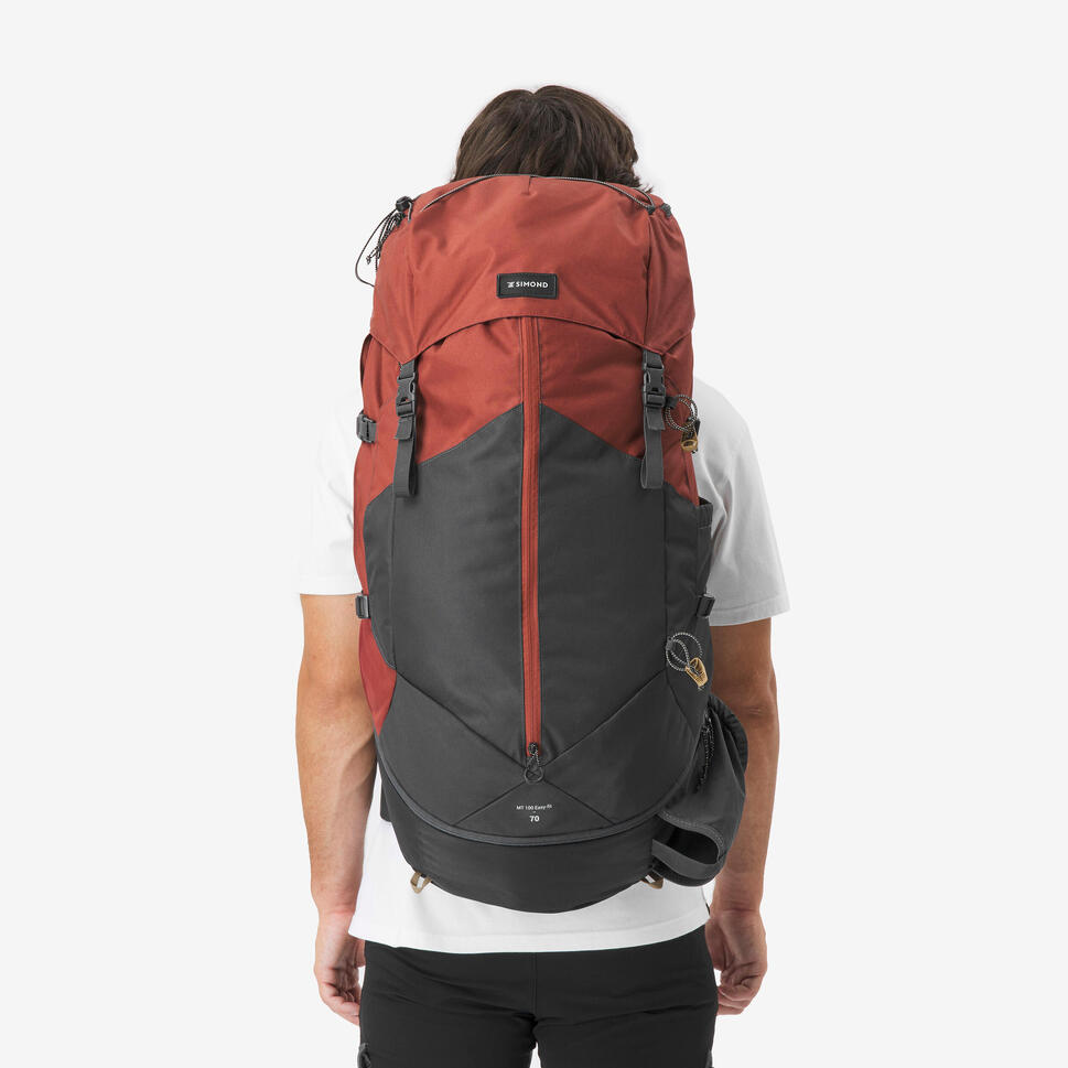 simond-mt100-easyfit-70l-trekkingrucksack-herren-mahogany image 2