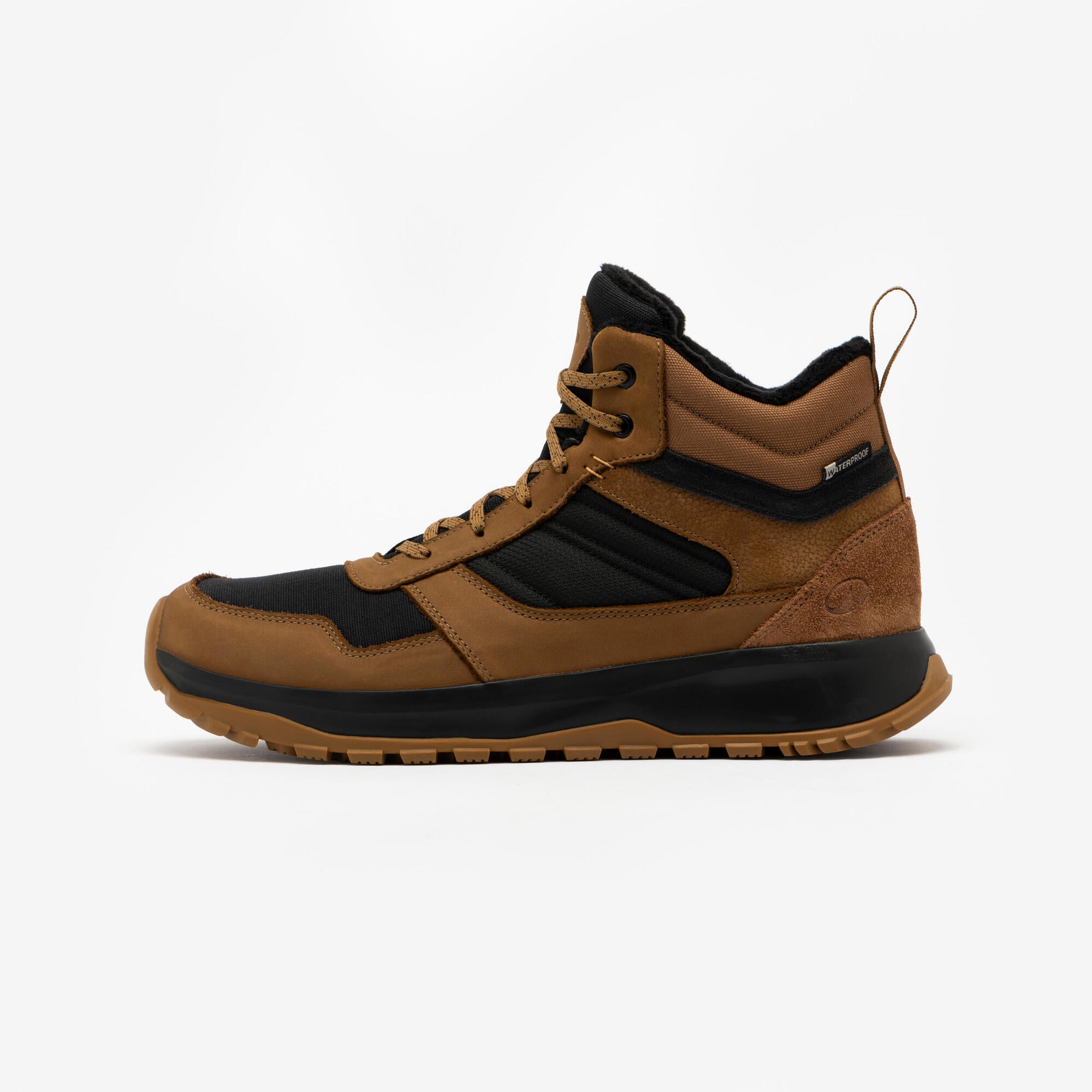 quechua-nh500-mid-wanderschuhe-herren-leder-golden-43 image 4