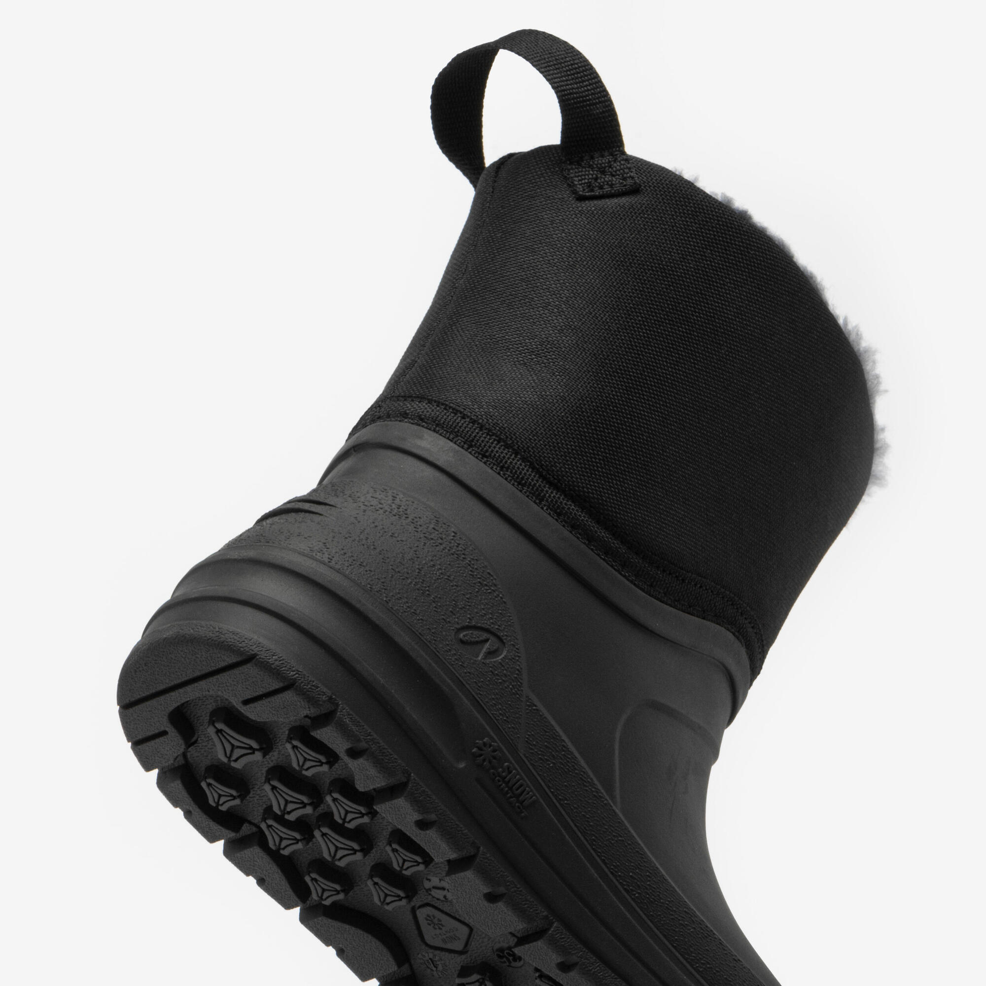 quechua-nh100-snowboots-kinder-schwarz-wasserdicht image 7