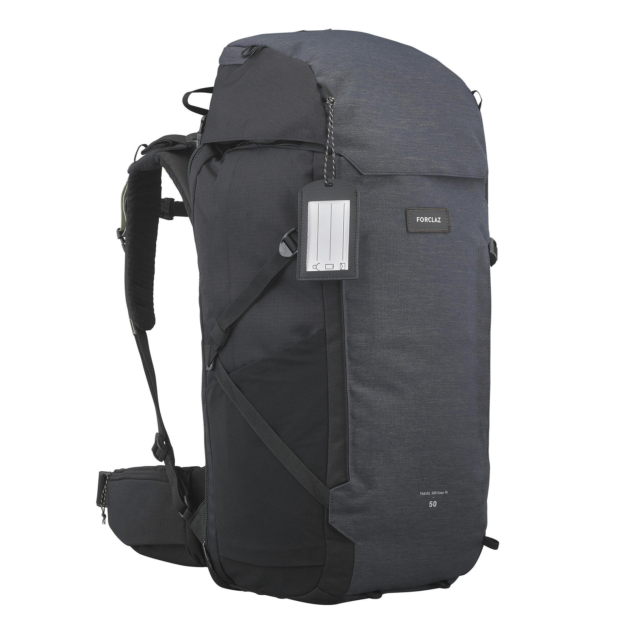 forclaz-travel-900-rucksack-50-6l-herren-carbon-grau image 3