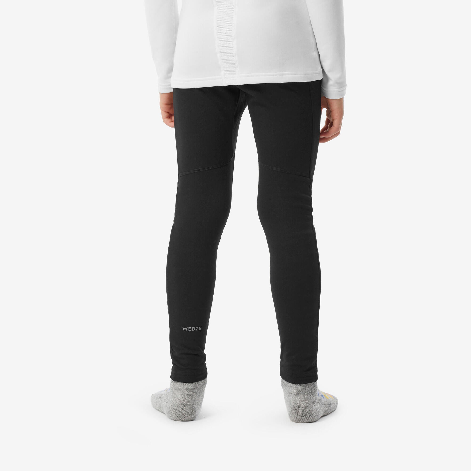 wedze-bl500-thermohose-kinder-smoked-black-ski-unterhose image 2