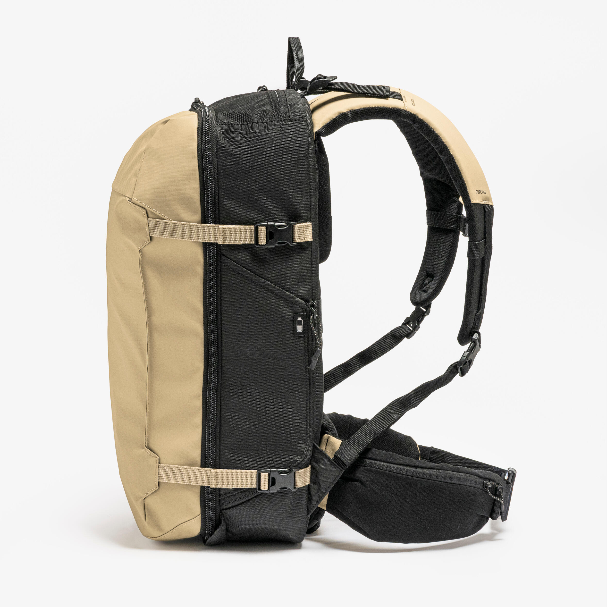 forclaz-travel-500-organizer-30-l-rucksack-dune-beige-cope image 6