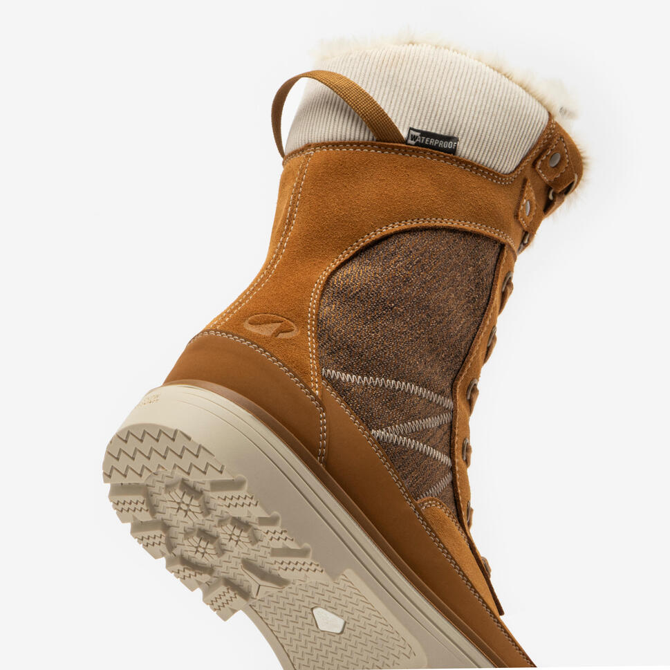 quechua-nh900-winterstiefel-damen-leder-wasserdicht image 7