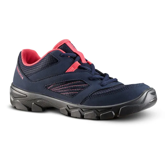 quechua-nh100-wanderschuhe-kinder-schn-r-steel-blue image 1