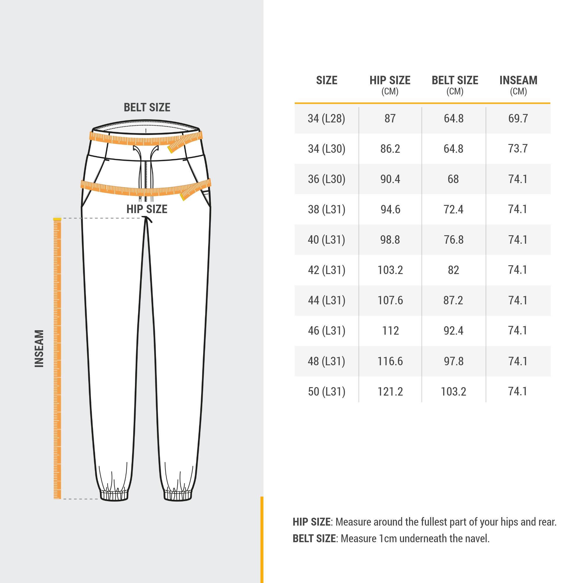 quechua-nh100-wanderhose-damen-smoked-black image 5