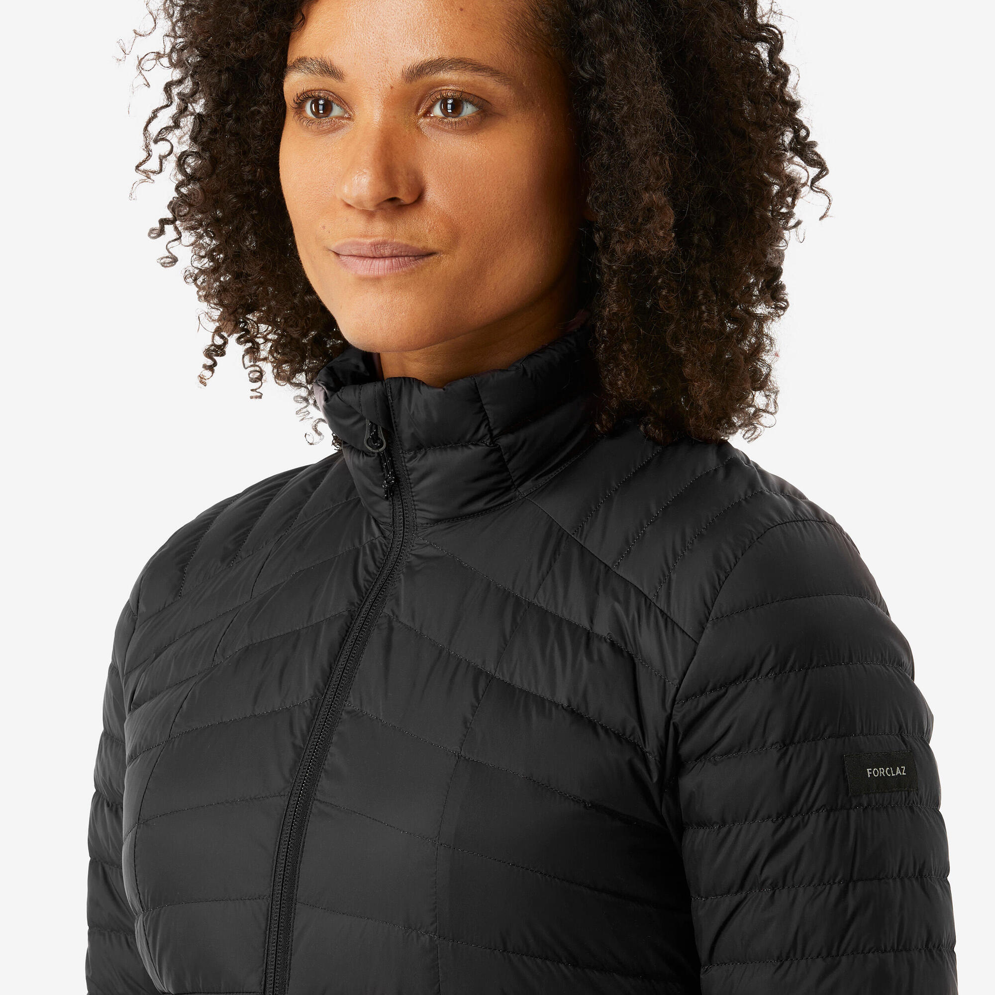 forclaz-mt100-daunenjacke-damen-puffer-schwarz-warm image 3