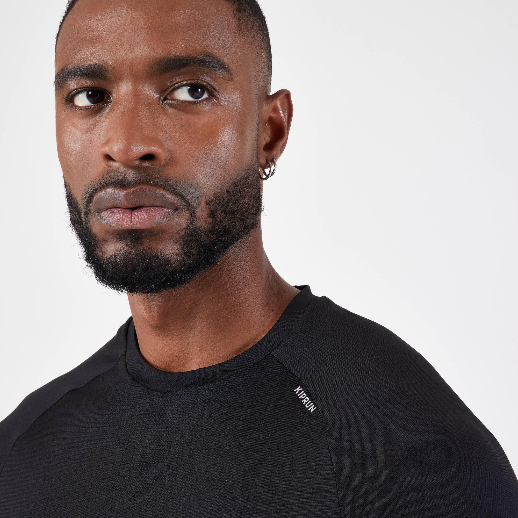 kiprun-run-500-laufshirt-herren-schwarz-nahtlos image 4