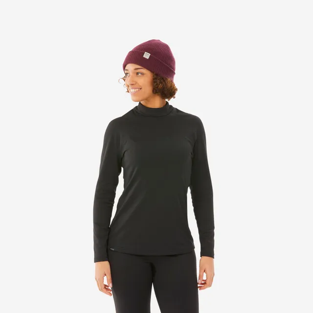 wedze-bl500-ski-baselayer-oberteil-damen-schwarz image 1
