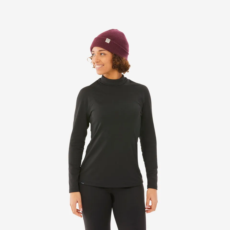 wedze-bl500-ski-baselayer-oberteil-damen-schwarz image 1