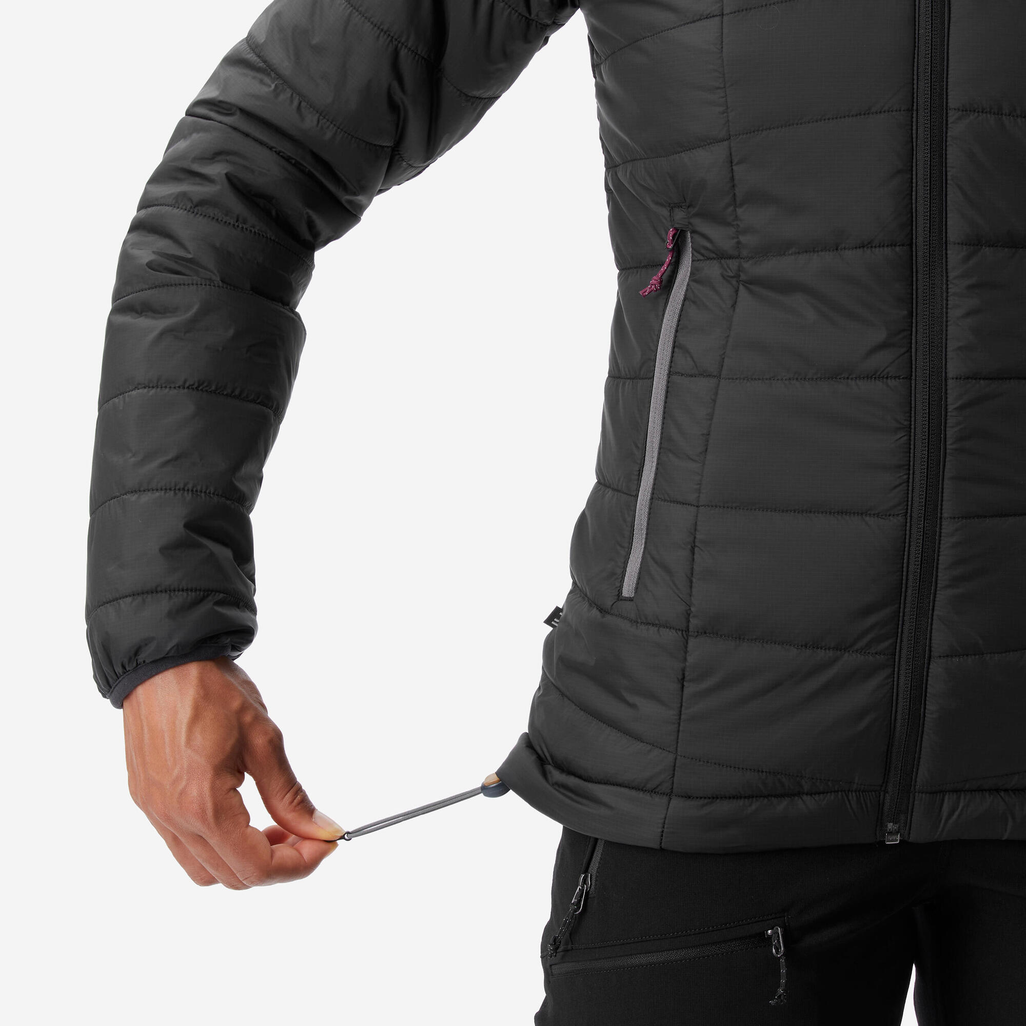 forclaz-mt100-steppjacke-damen-gr-n-packbar image 5