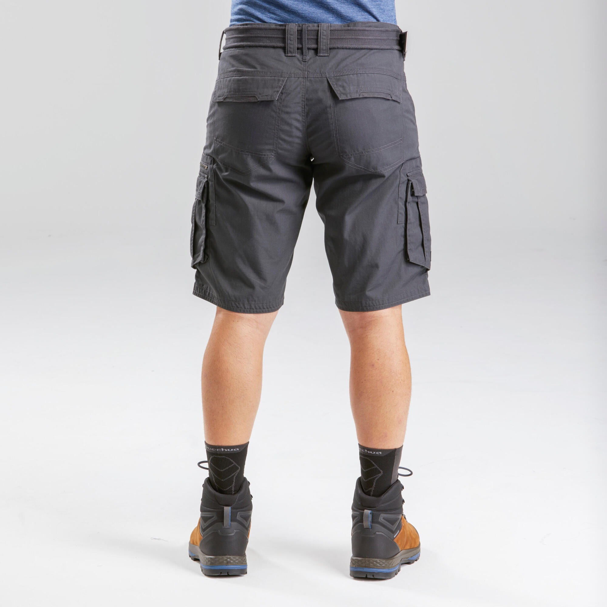 forclaz-travel-100-cargoshorts-herren-grau-schnelltrocknend image 4