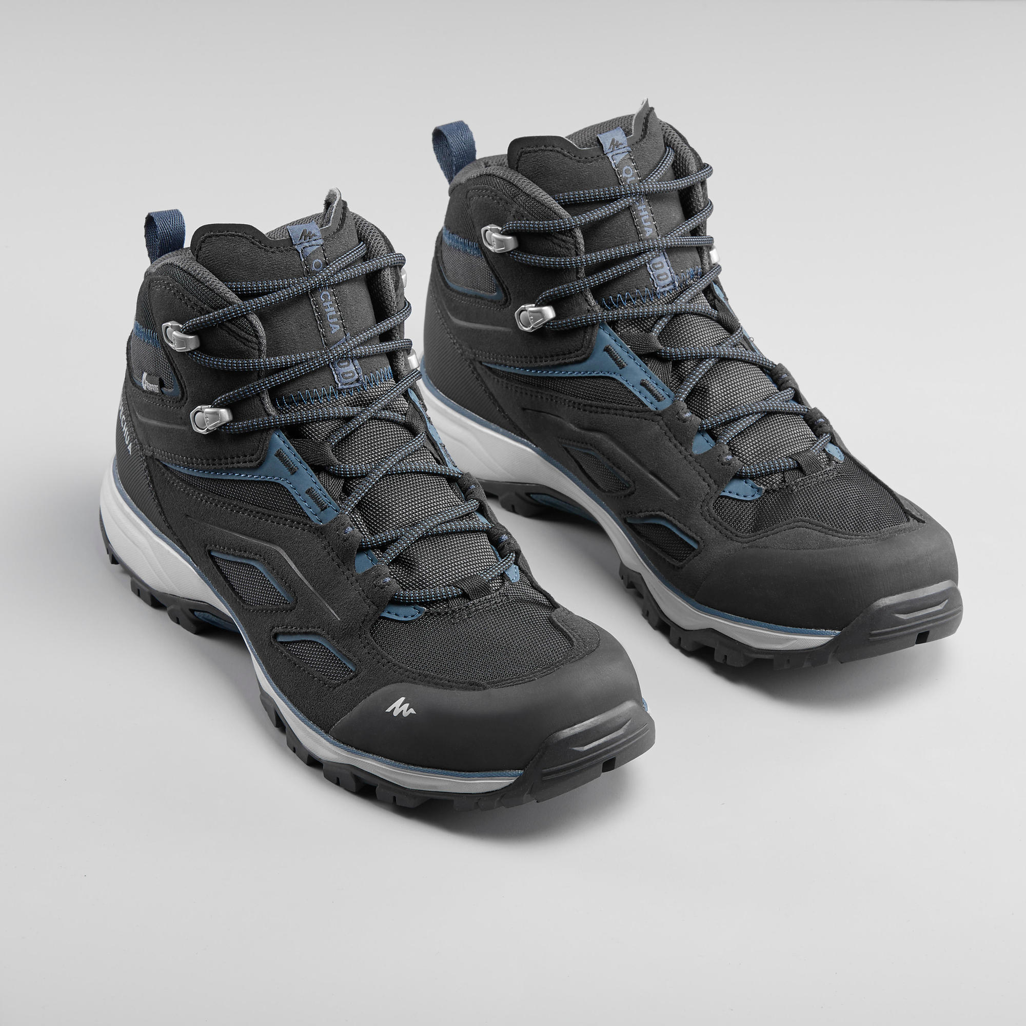 quechua-mh100-wanderstiefel-herren-black-wasserdicht image 4