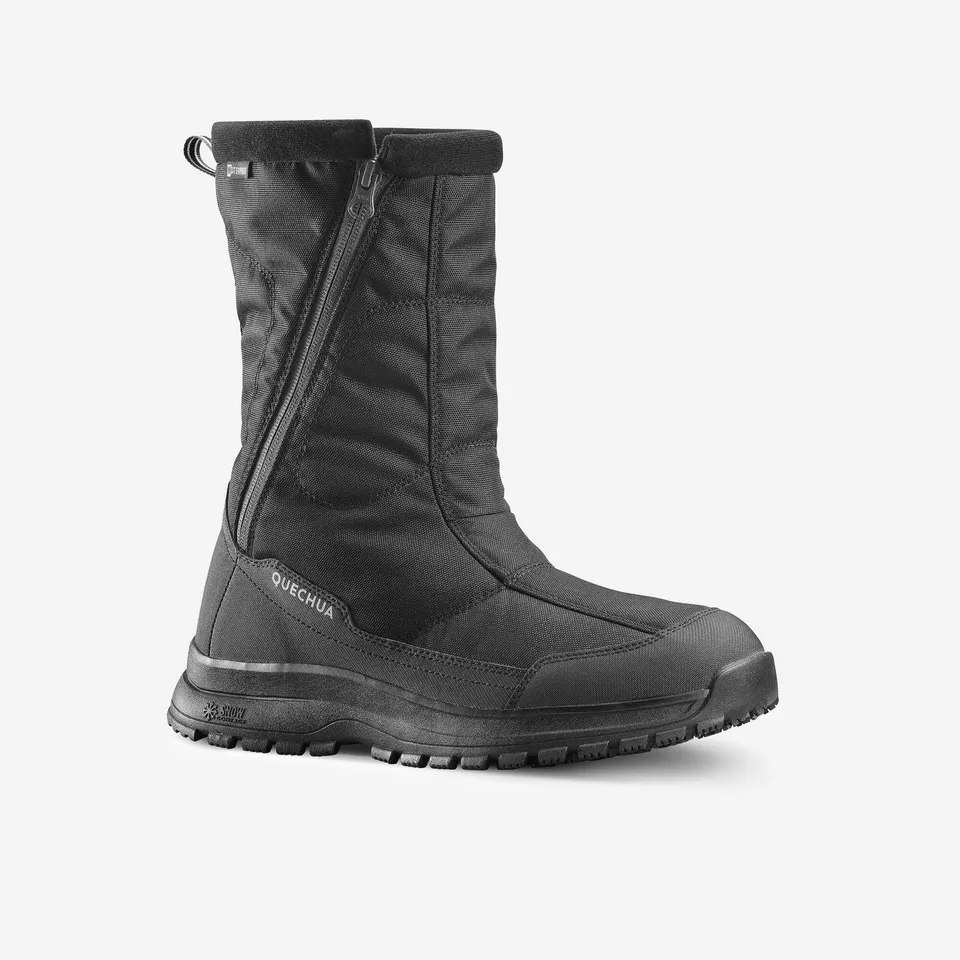 quechua-sh100-u-warm-schneestiefel-schwarz-wasserdicht image 1
