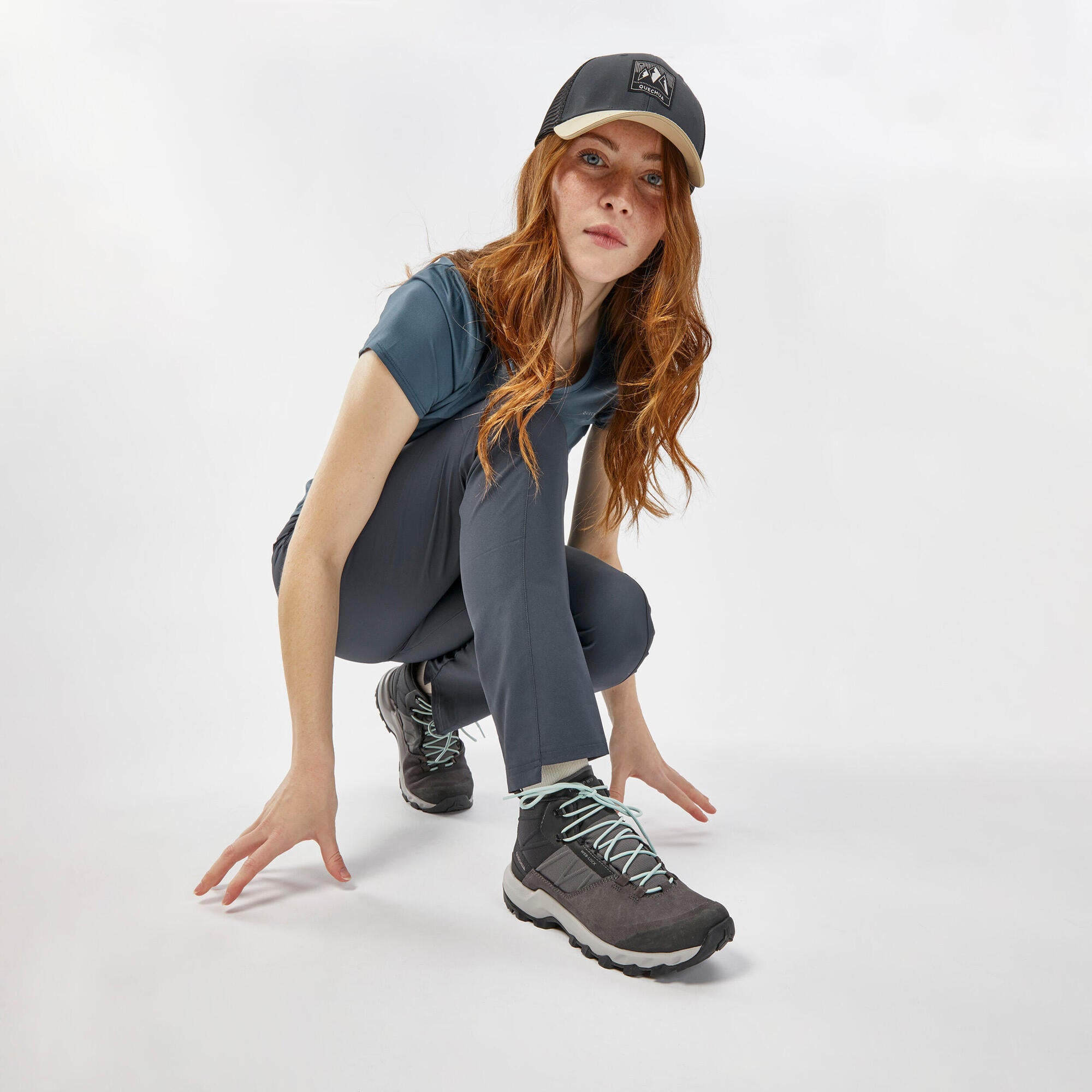 quechua-mh500-wanderschuhe-damen-blau-wasserdicht-griffig image 7