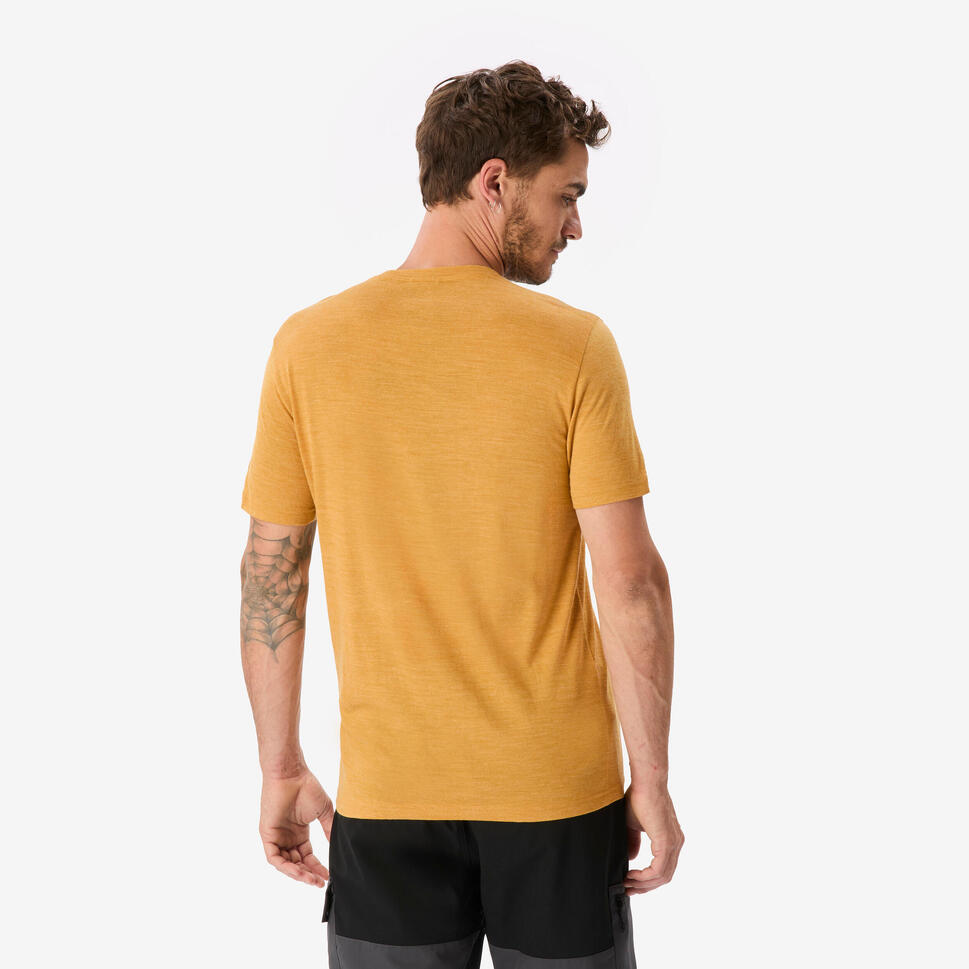simond-travel-500-t-shirt-herren-merino-yellow-ochre image 4