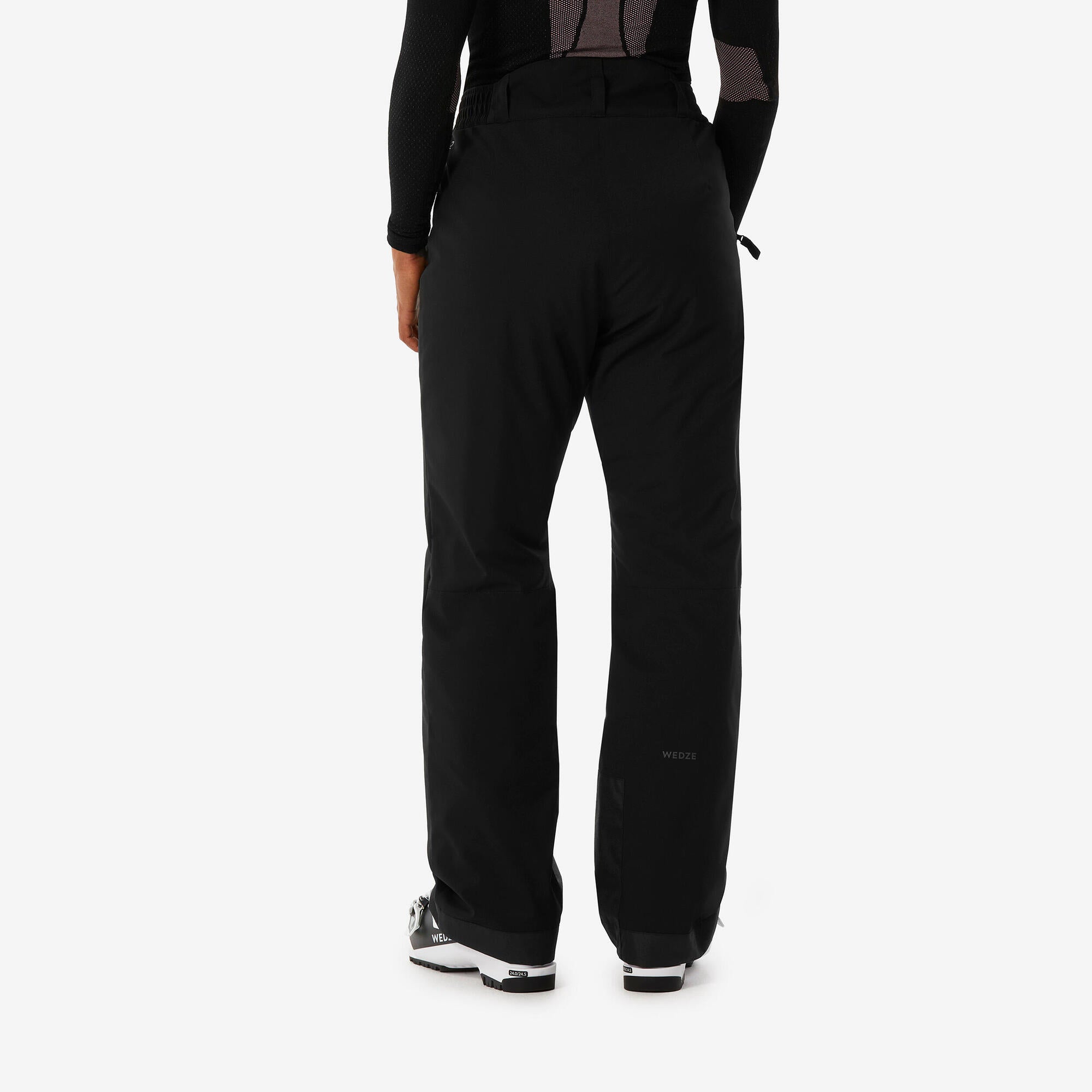 wedze-100-skihose-damen-smoked-black-wasserdicht image 2