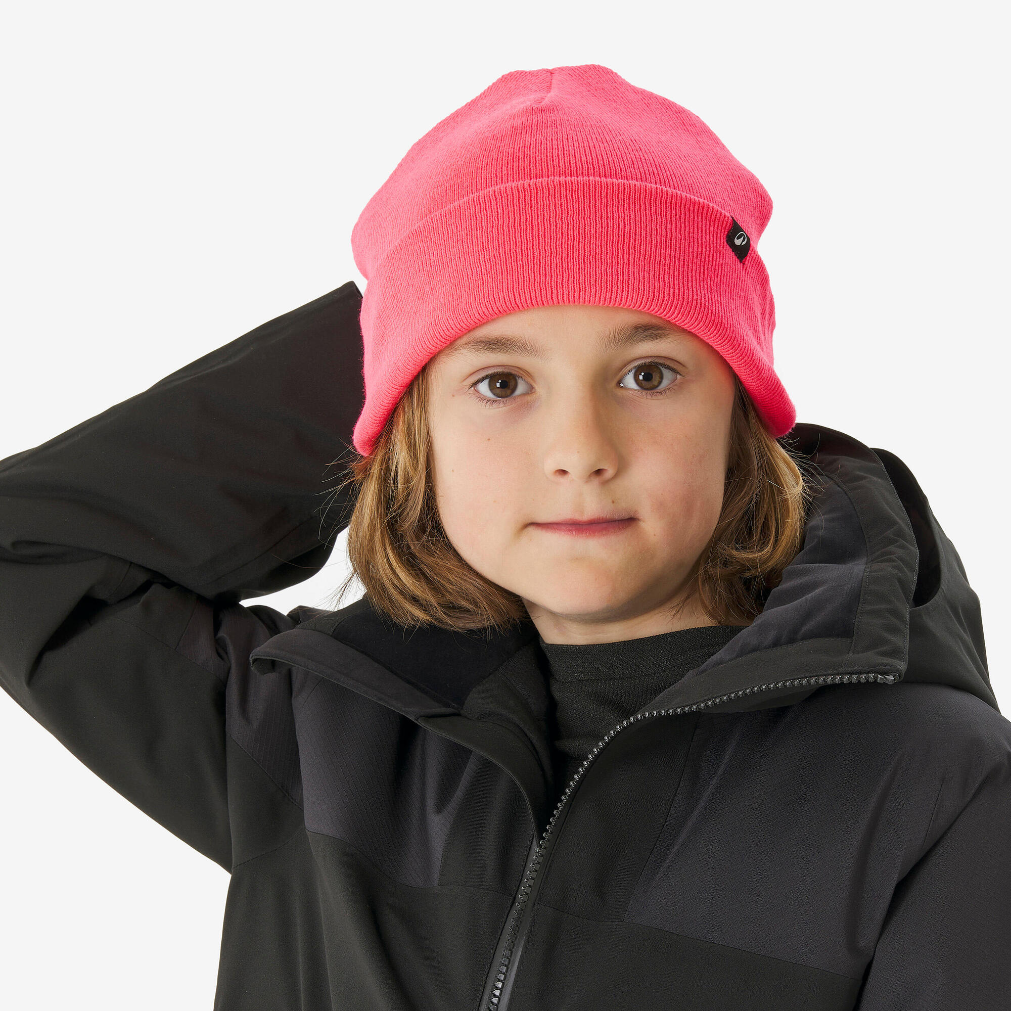 wedze-fisherman-beanie-kinder-blau-dehnbar-einheitsgr-e image 6