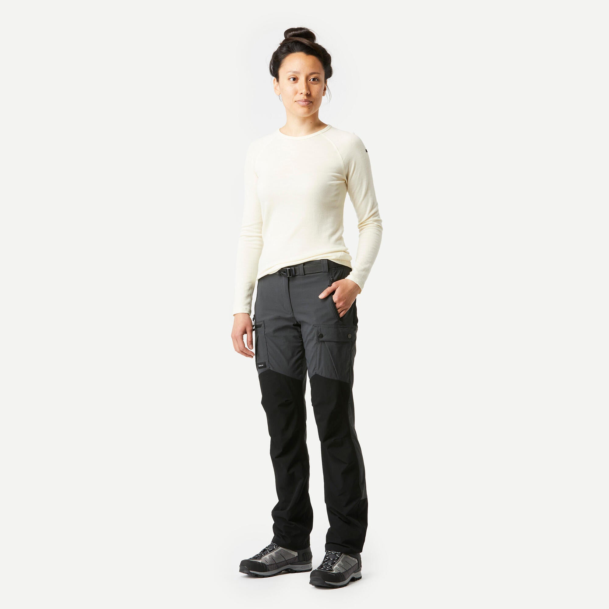 simond-mt500-damen-wanderhose-carbon-gray-stretch image 2