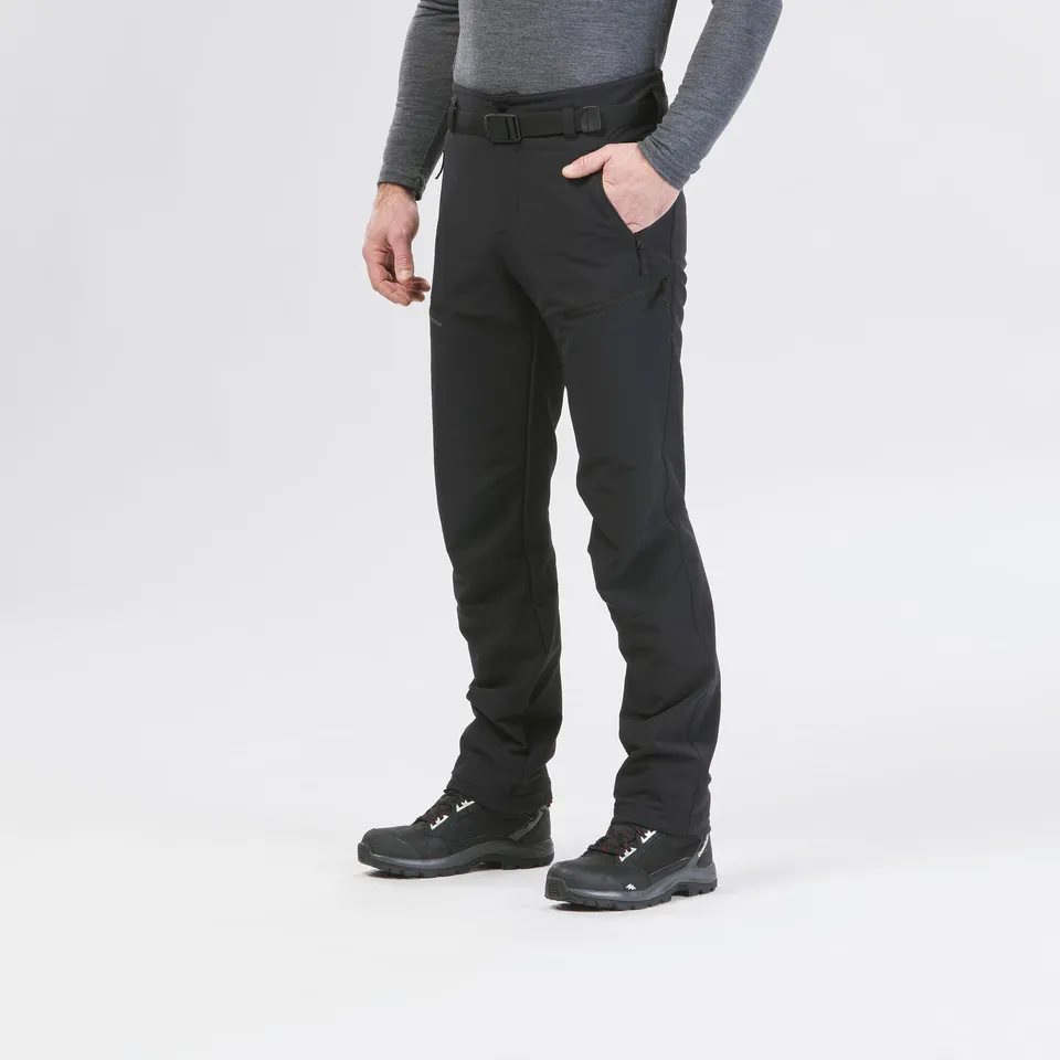 quechua-nh500-schneehose-herren-schwarz-wasserabweisend image 1