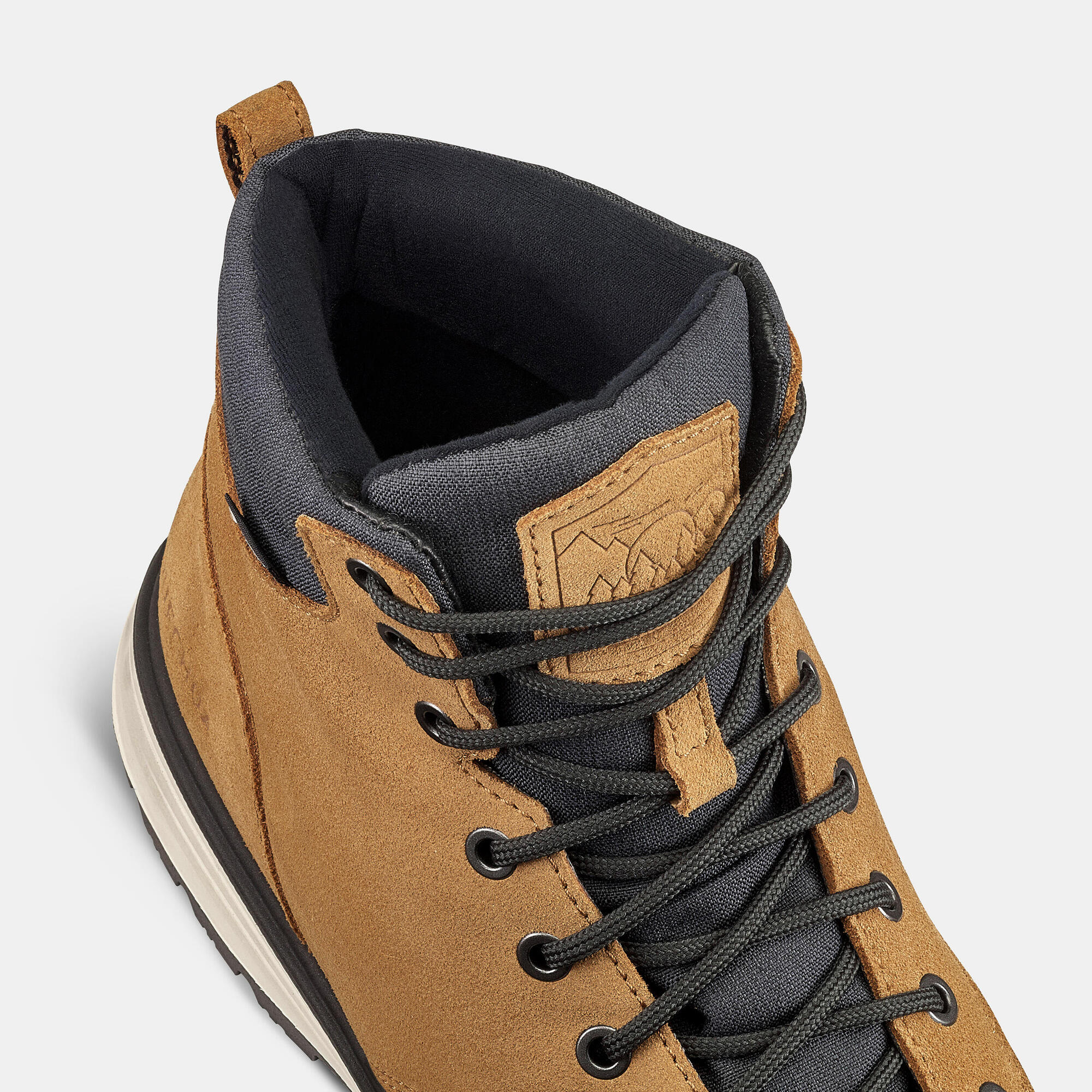 quechua-nh500-wanderstiefel-leder-wasserdicht-dark-cinnamon image 6