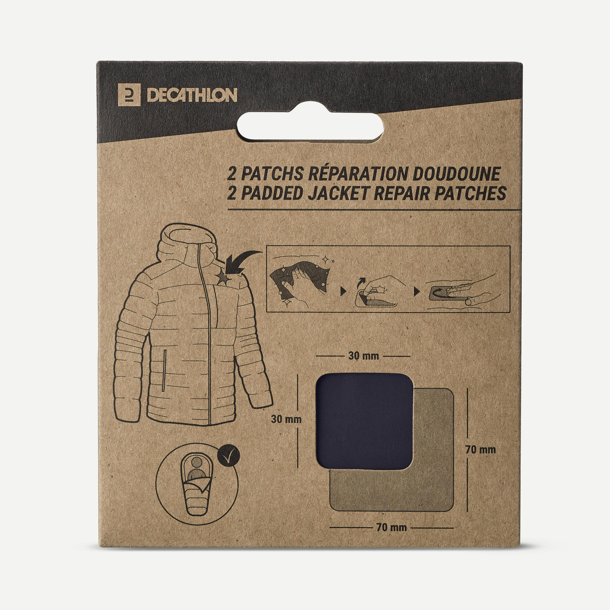 simond-reparatur-patches-daunenjacke-schwarz-one-size image 7