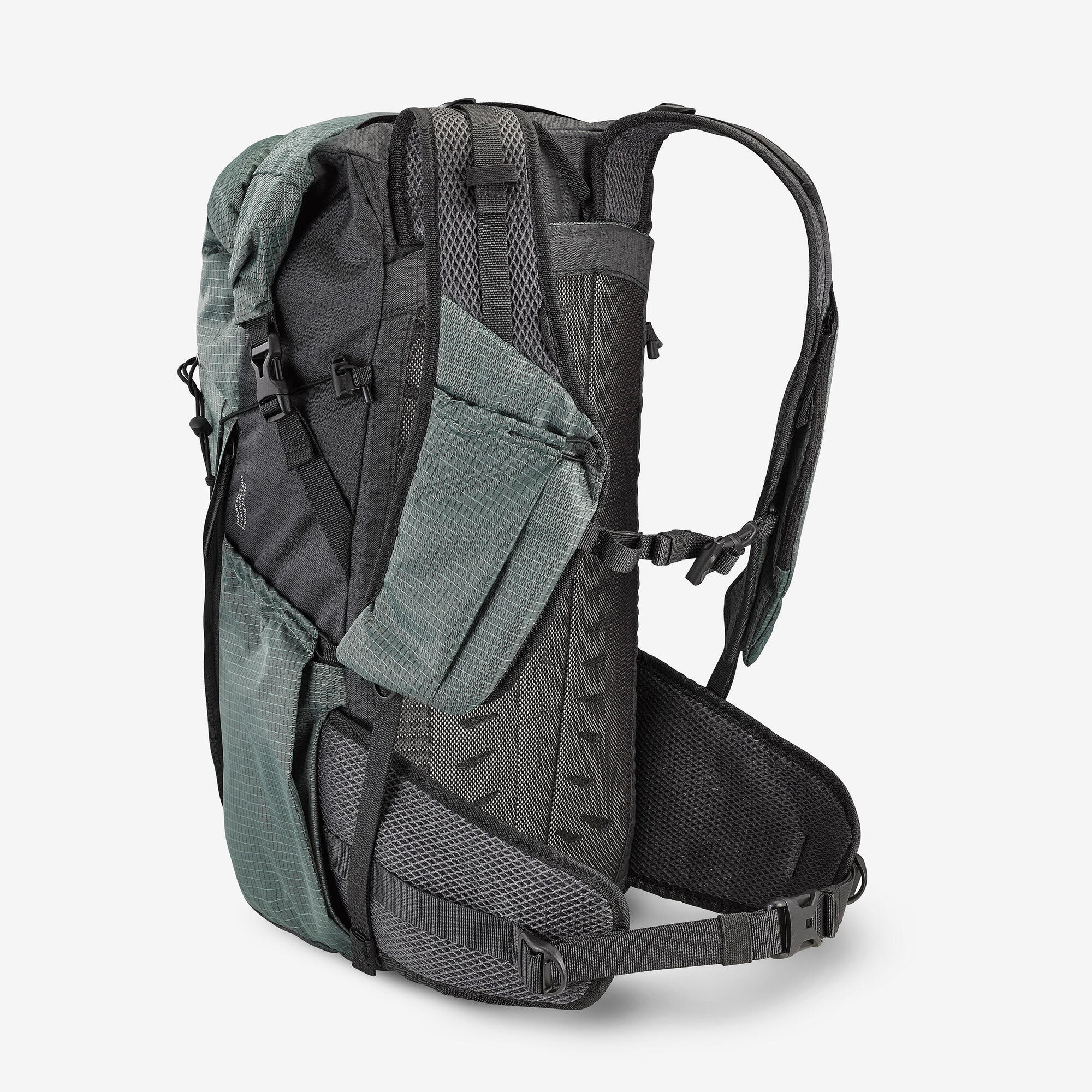 quechua-mh500-22-l-wanderrucksack-smoked-black-one-size image 2