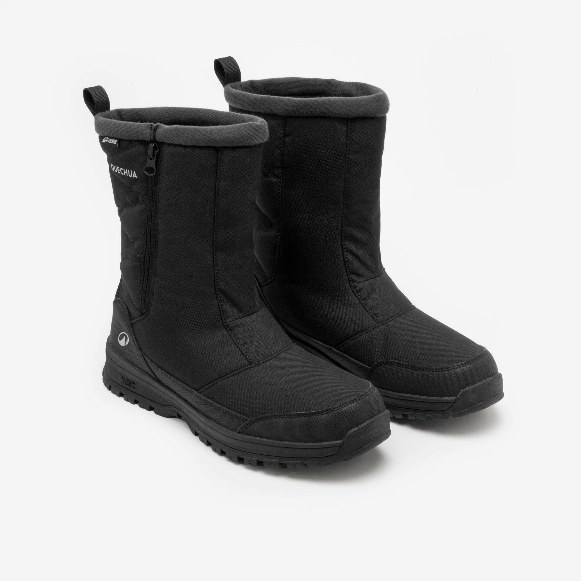 quechua-nh100-snowboots-herren-smoked-black-warm image 2