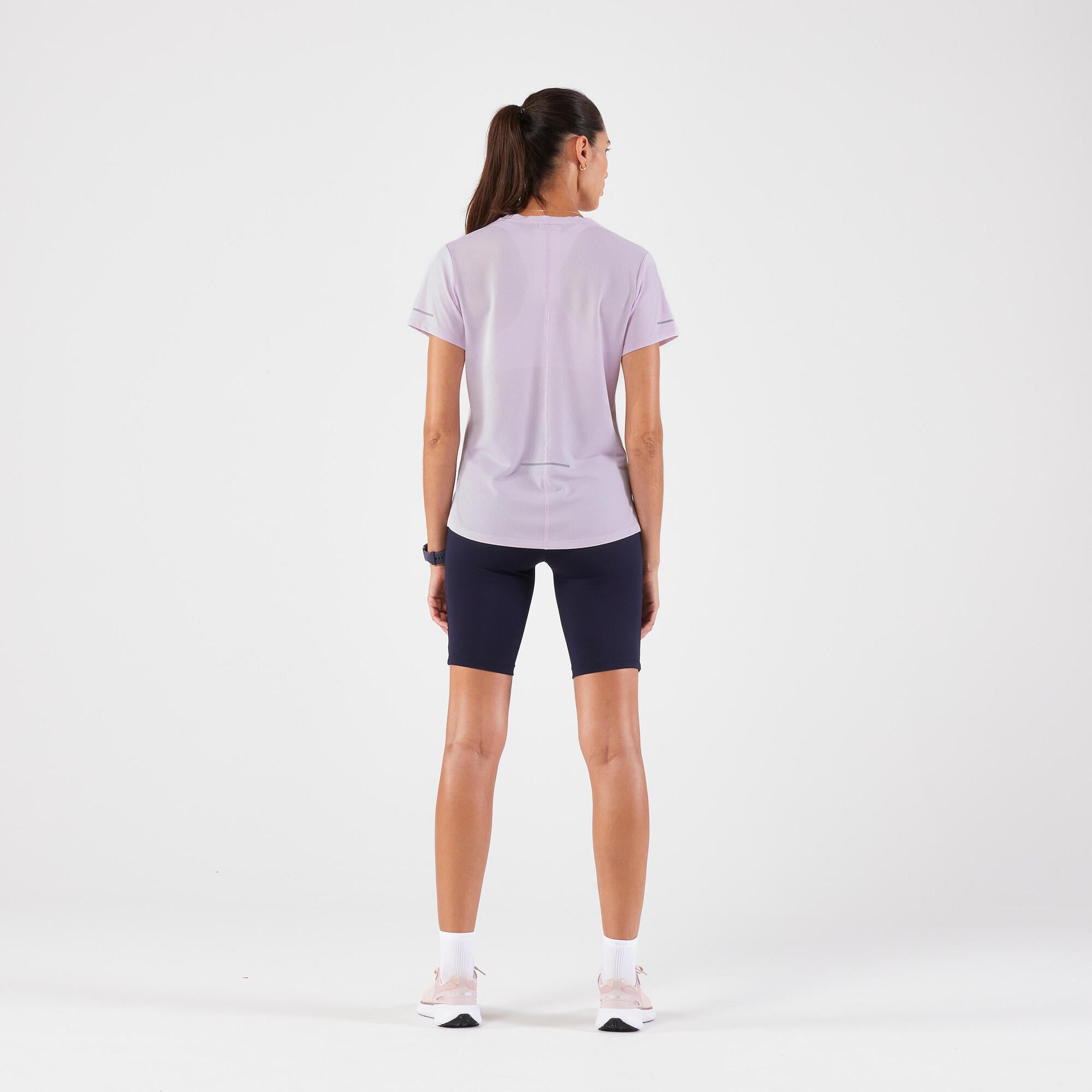 kiprun-run-500-laufshirt-damen-flieder-atmungsaktiv image 5