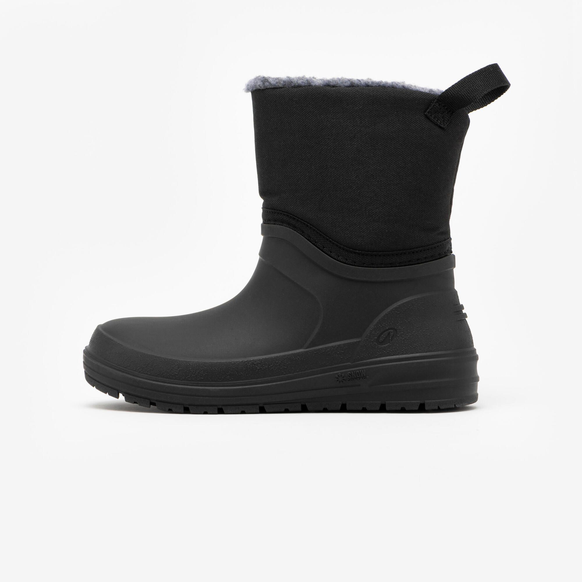 quechua-nh100-snowboots-kinder-schwarz-wasserdicht image 3