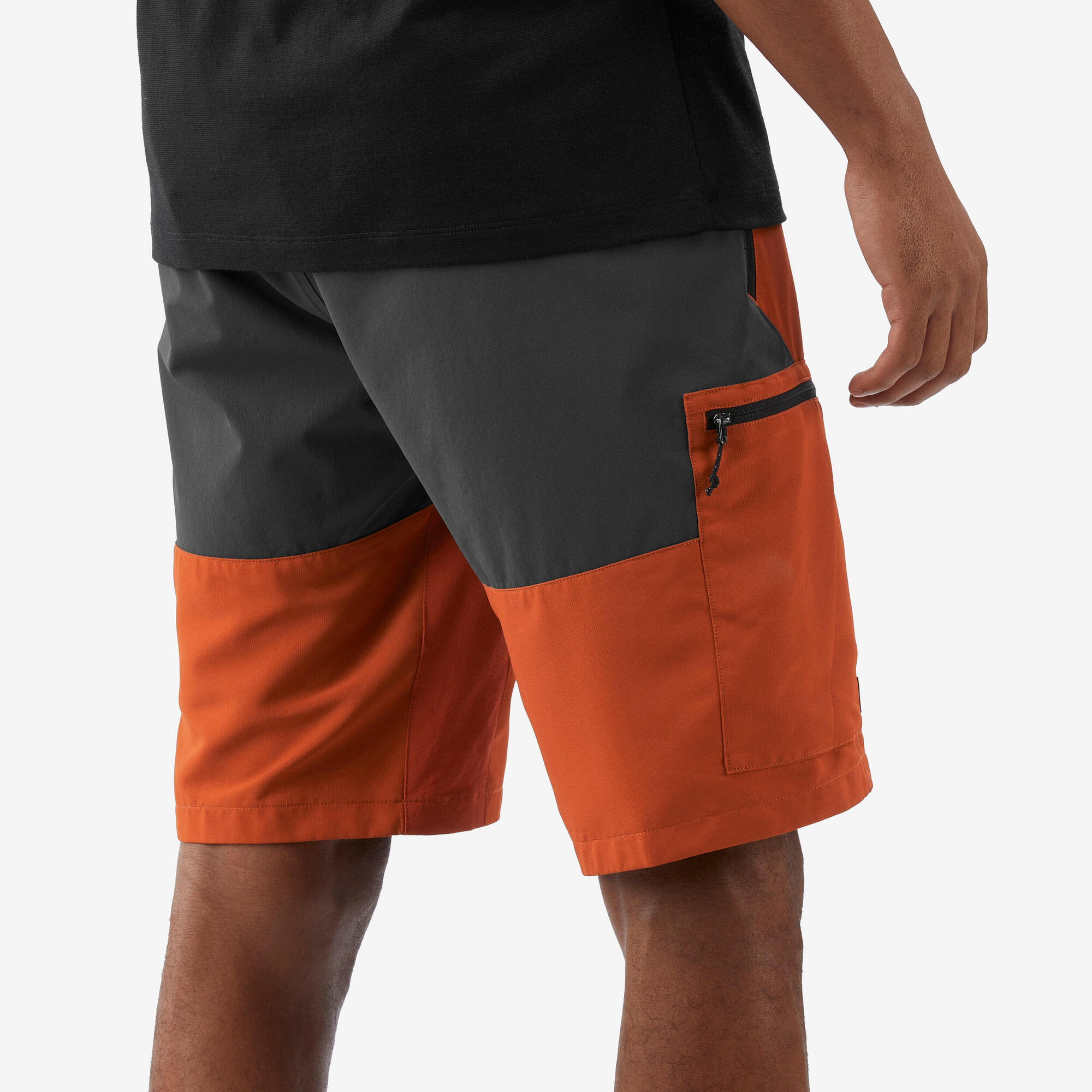 forclaz-mt500-trekkingshorts-herren-carbon-grau image 4