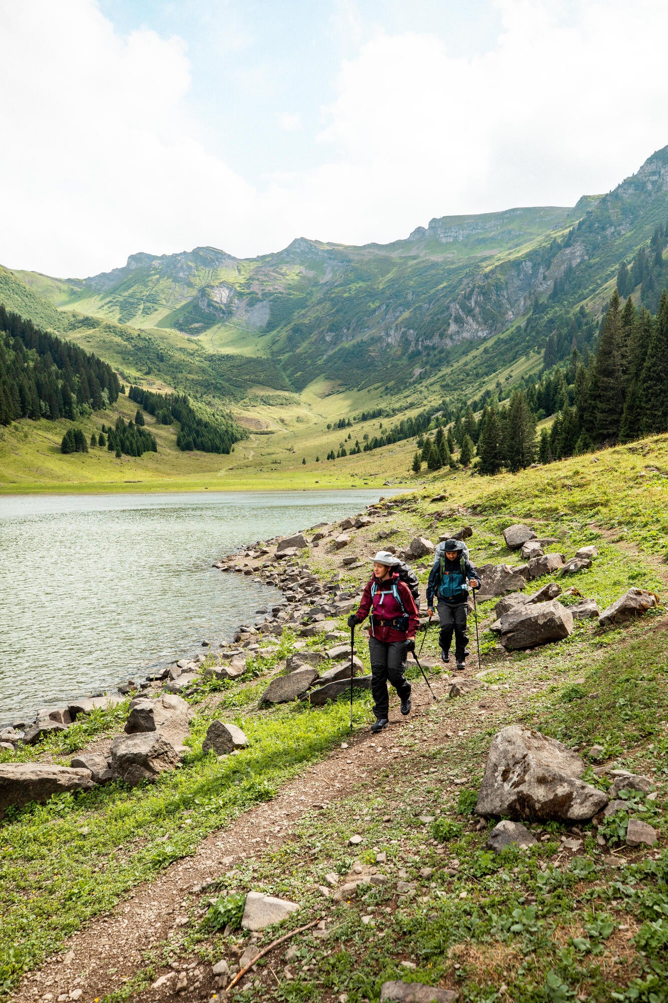 forclaz-trek-900-trekkinghut-wasserdicht-grau image 6