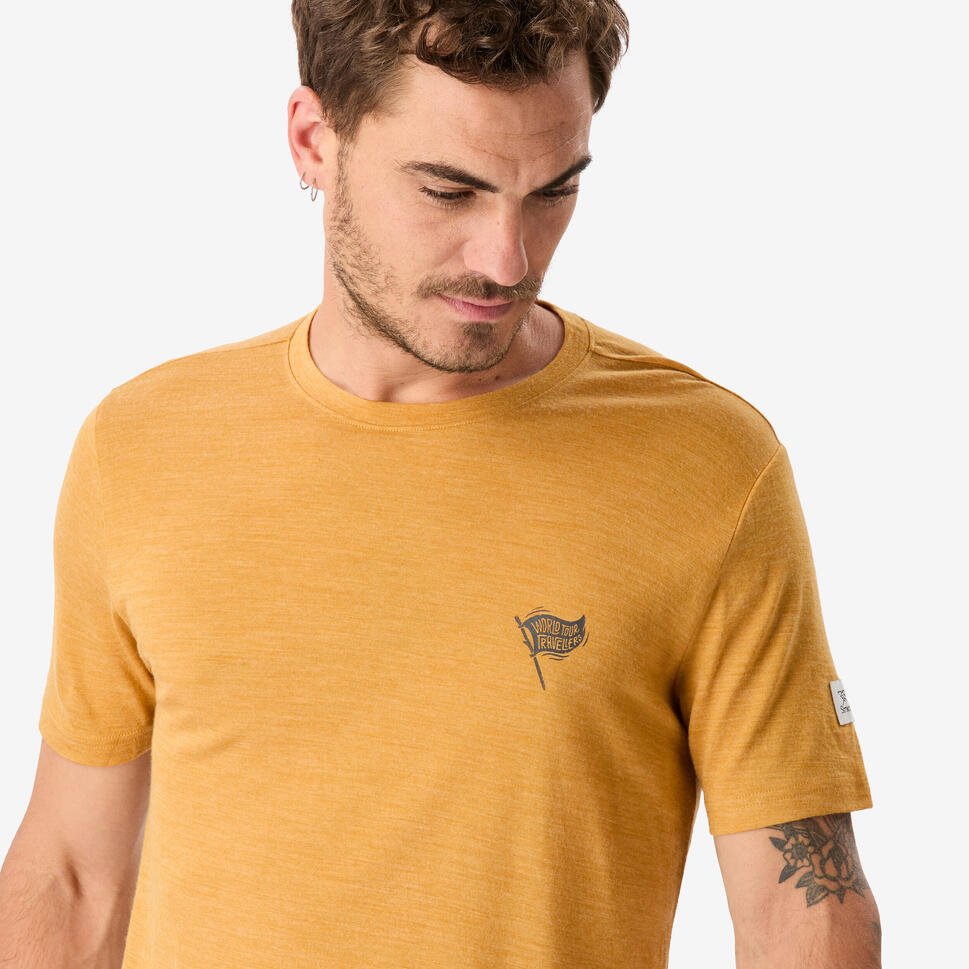 simond-travel-500-t-shirt-herren-merino-yellow-ochre image 3