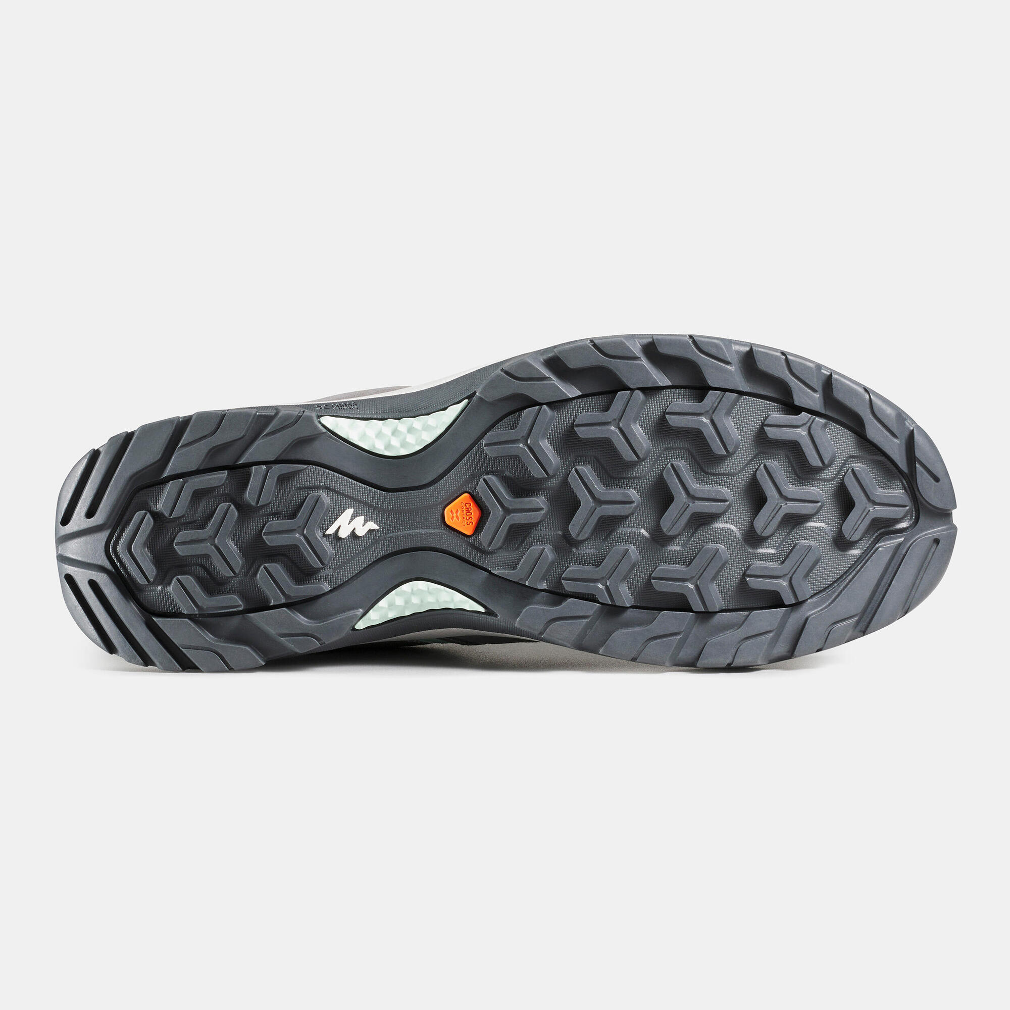 quechua-mh100-damen-wanderschuhe-grau-leicht image 2