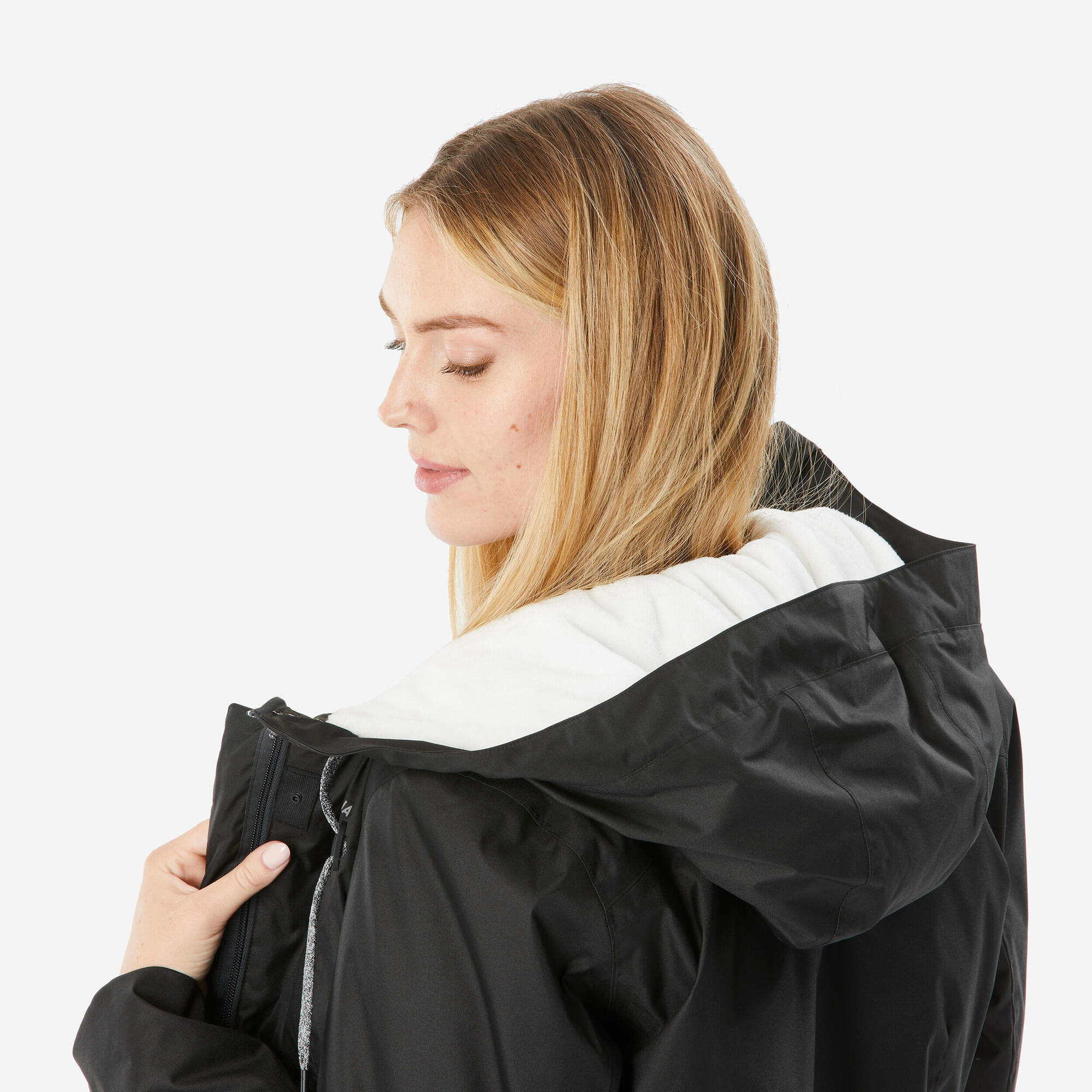 quechua-nh500-winterjacke-damen-schwarz-wasserdicht-10-c image 5