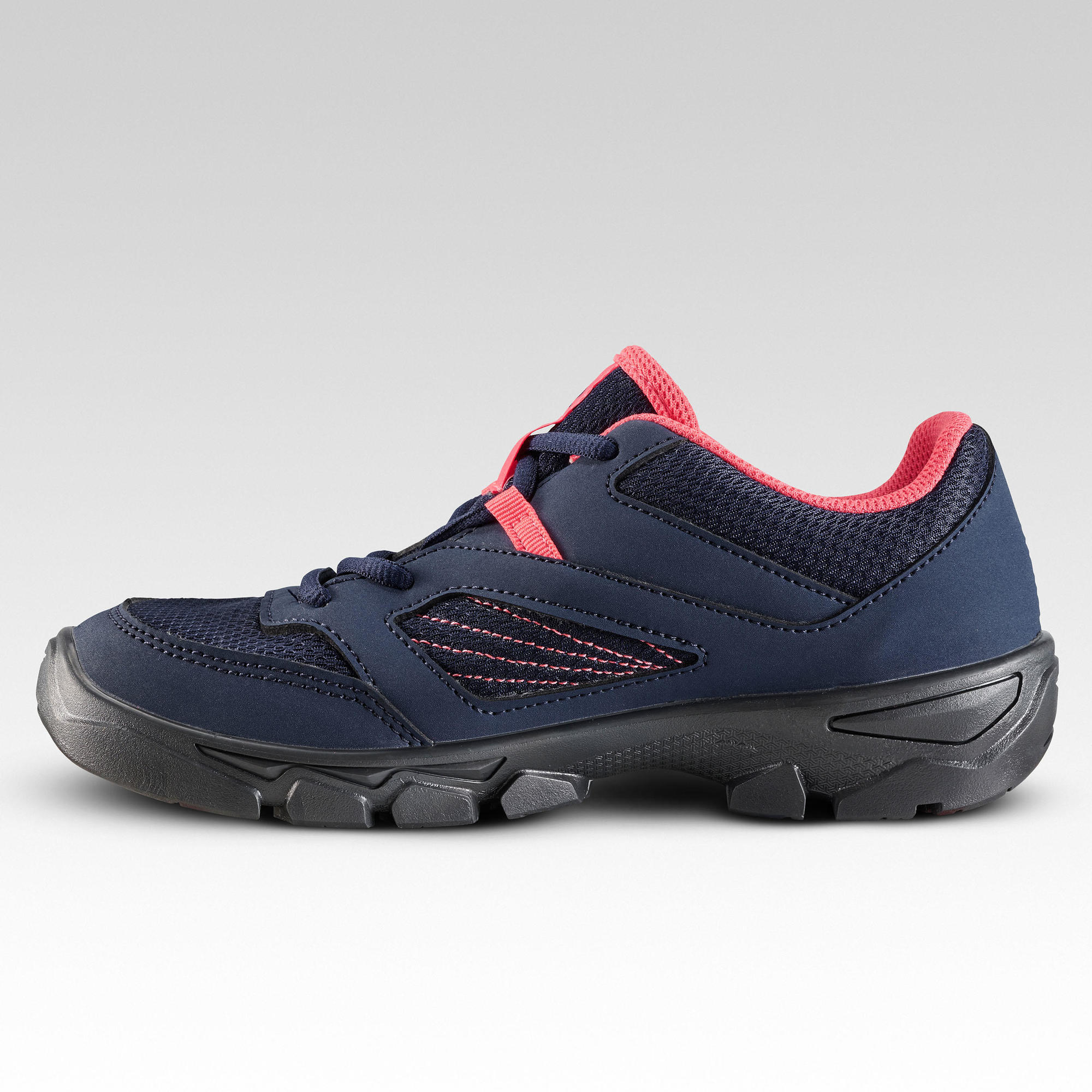 quechua-nh100-wanderschuhe-kinder-schn-r-steel-blue image 3