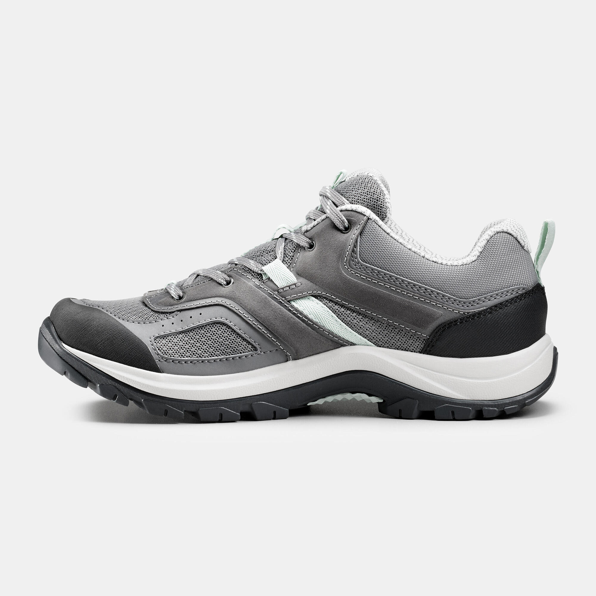 quechua-mh100-damen-wanderschuhe-grau-leicht image 3